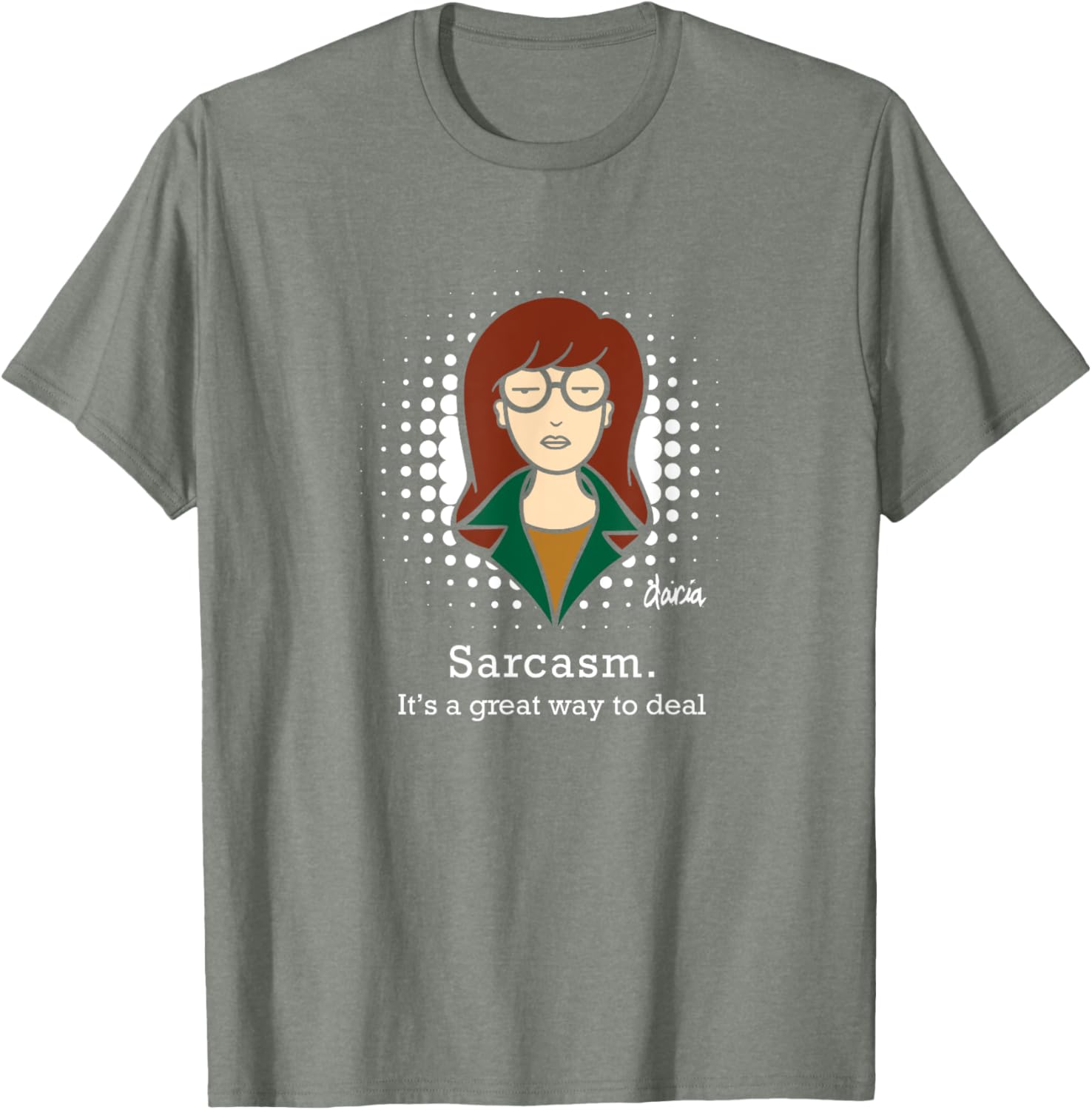 Mademark x Daria Sarcasm T-Shirt Perfect for Humor Lovers and Casual Wear - 14