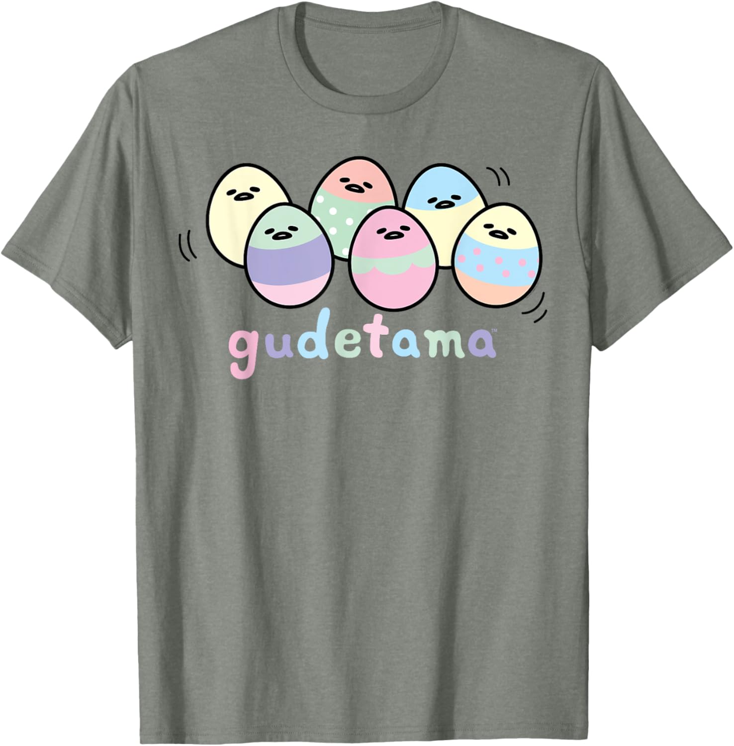 Gudetama Easter Egg T-Shirt Cute Graphic Tee for Eggcellent Fun - 12
