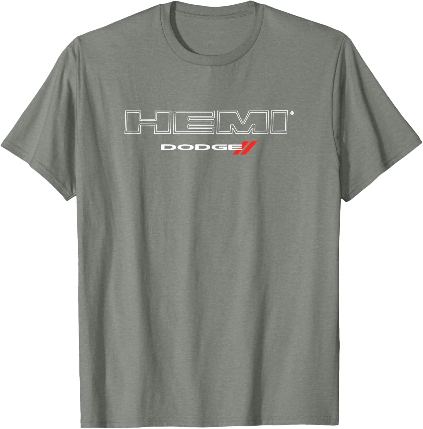 Dodge HEMI Light Wordmark T-Shirt - Black Unisex Cotton Blend, Small - 4