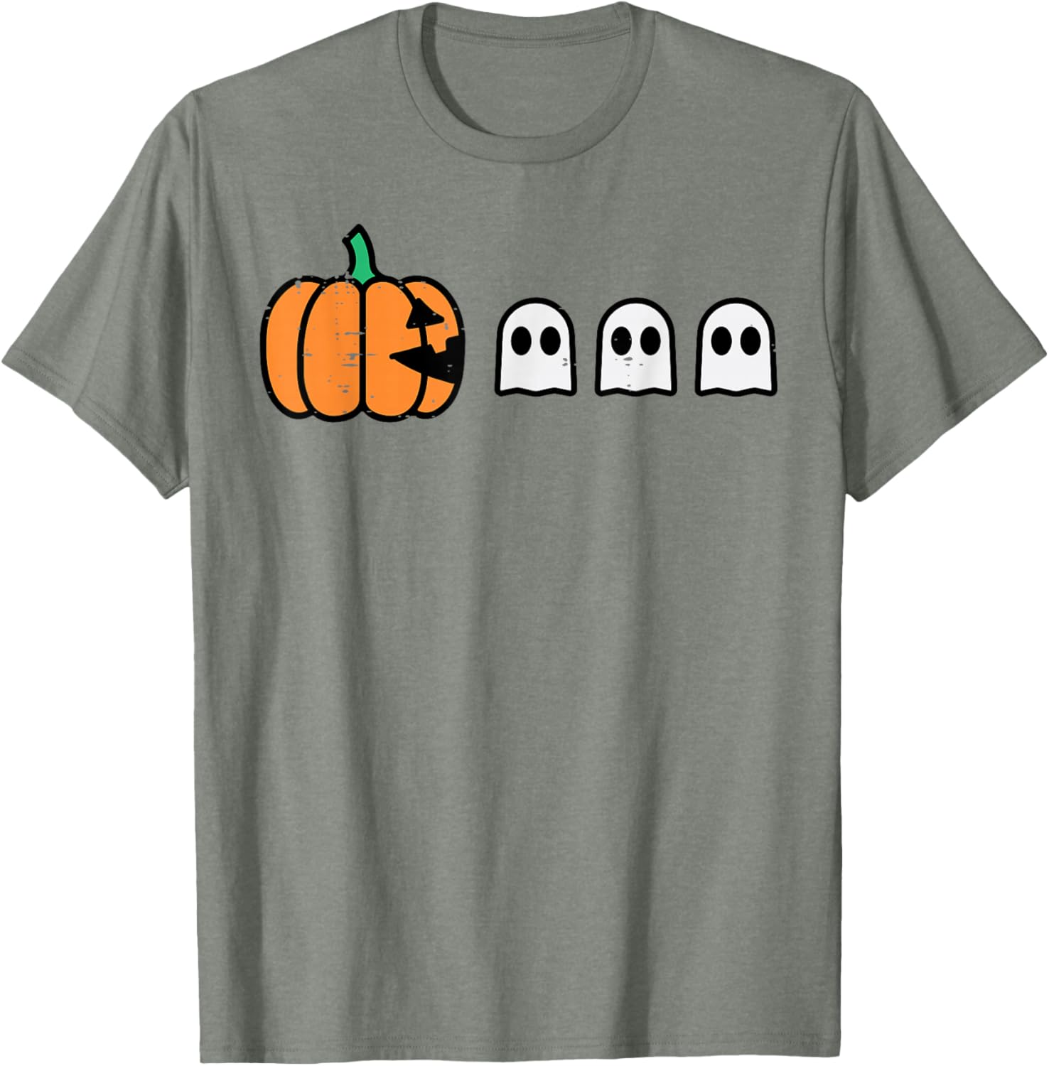 Halloween Gamer Pumpkin Ghost T-Shirt for Men Boys and Kids - 7