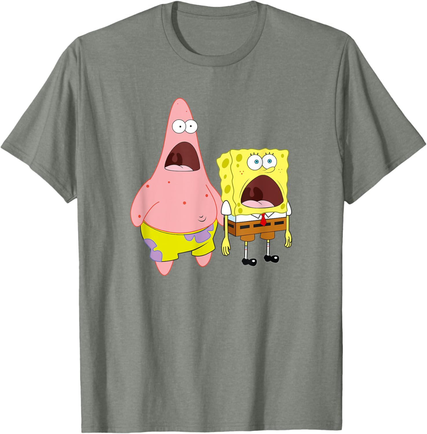 Mademark x SpongeBob SquarePants Wide Eyed Surprise T-Shirt for Fans - 9