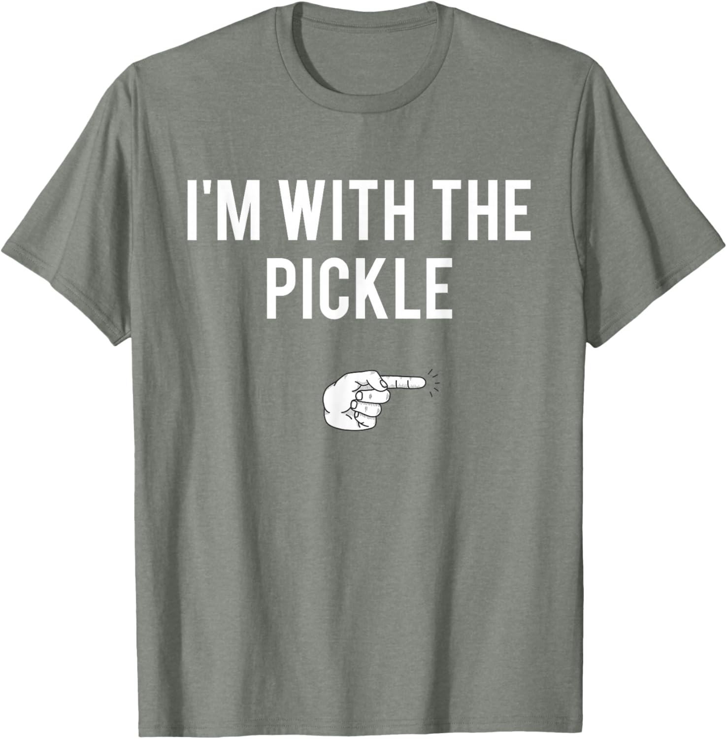 I'm With The Pickle Matching T-Shirt for Fun Halloween Costumes - 1