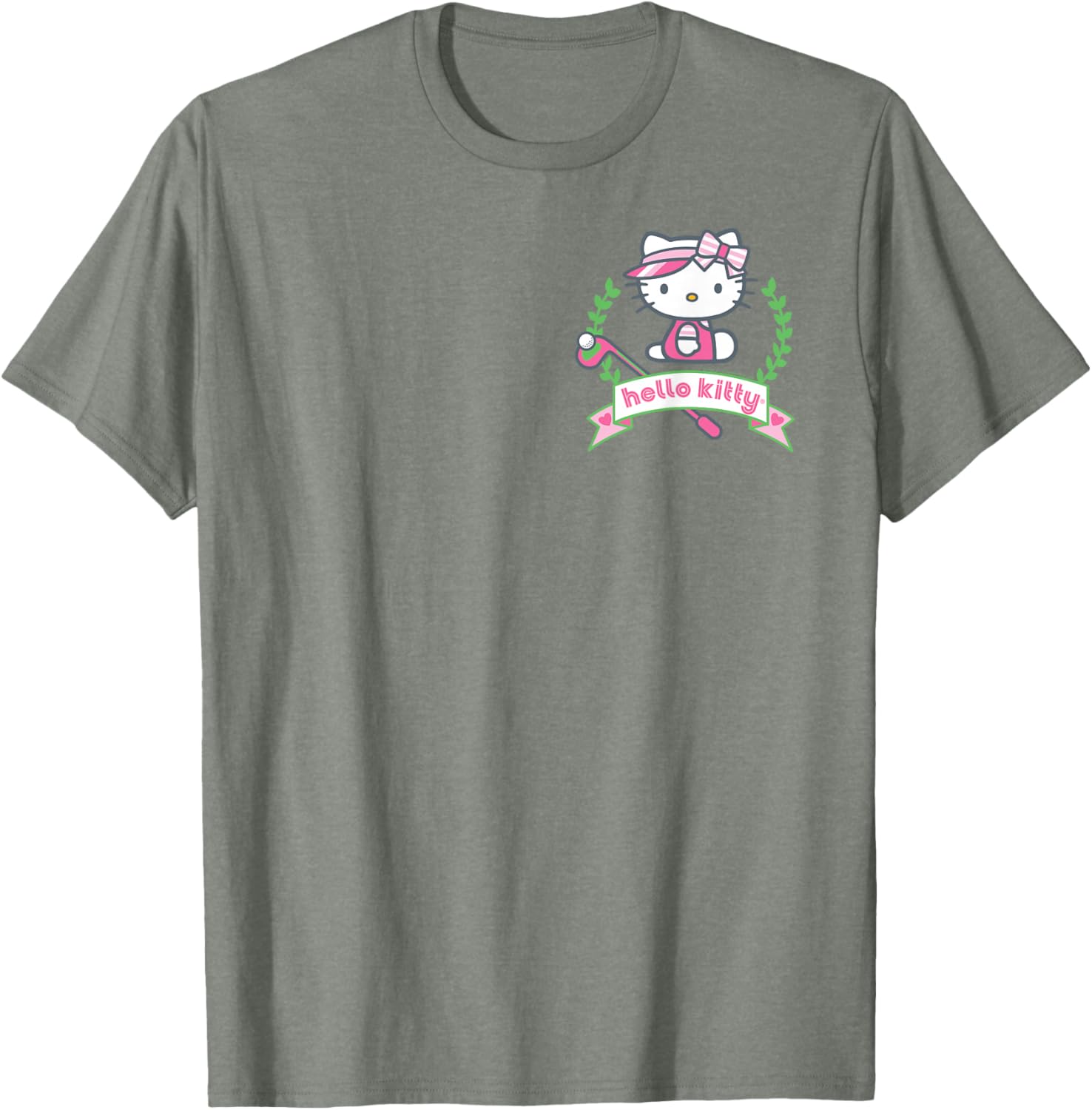 Hello Kitty Golf T-Shirt for Fun Golfers - Cute Cartoon Apparel - 5