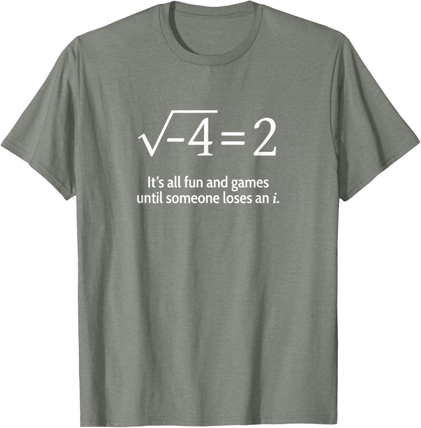 Funny Math T-Shirt Someone Loses An i Short Sleeve for Math Lovers - 21