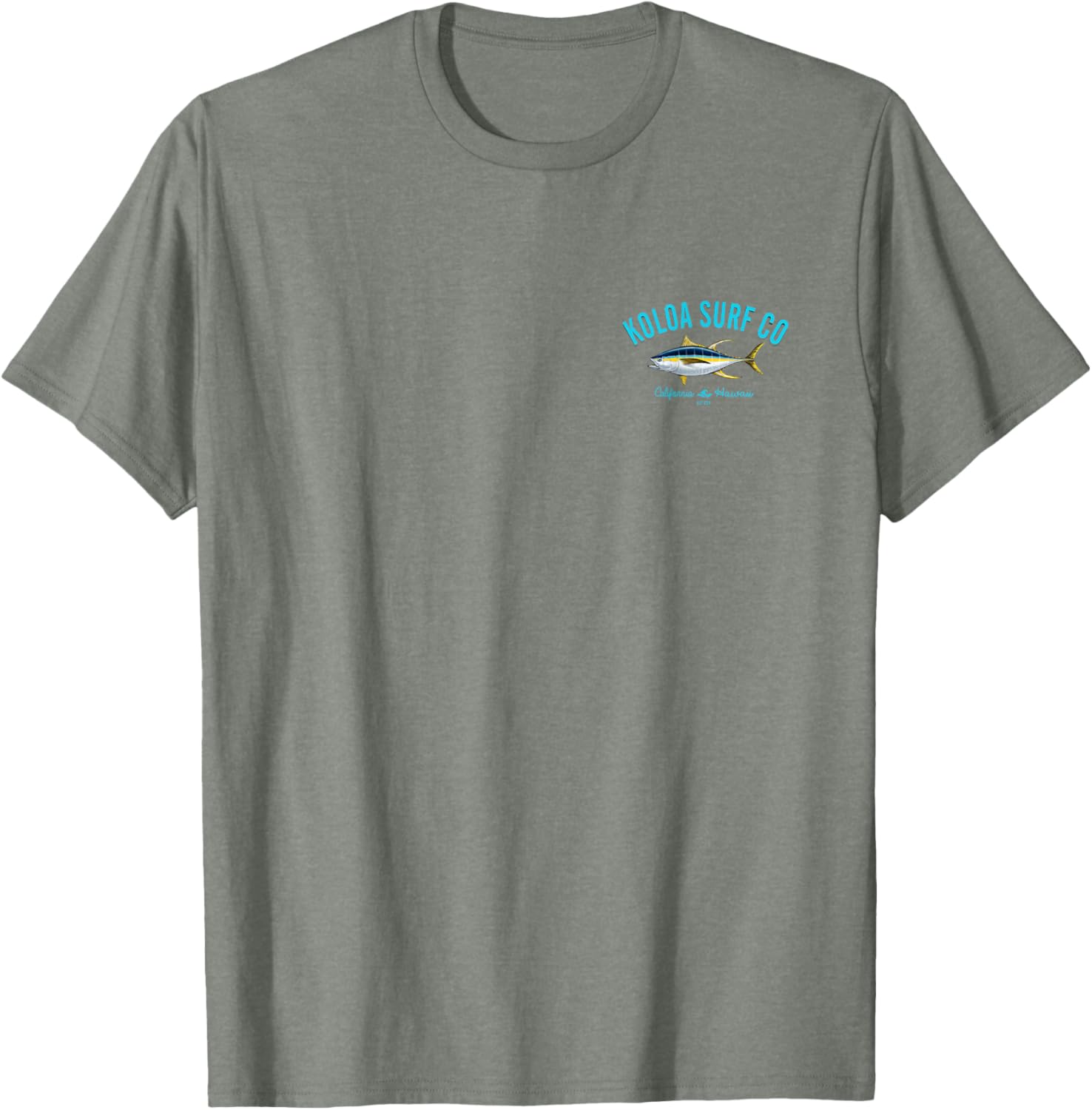 Koloa Surf Yellow Fin Tuna Graphic T-Shirt for Beach Lovers - 2