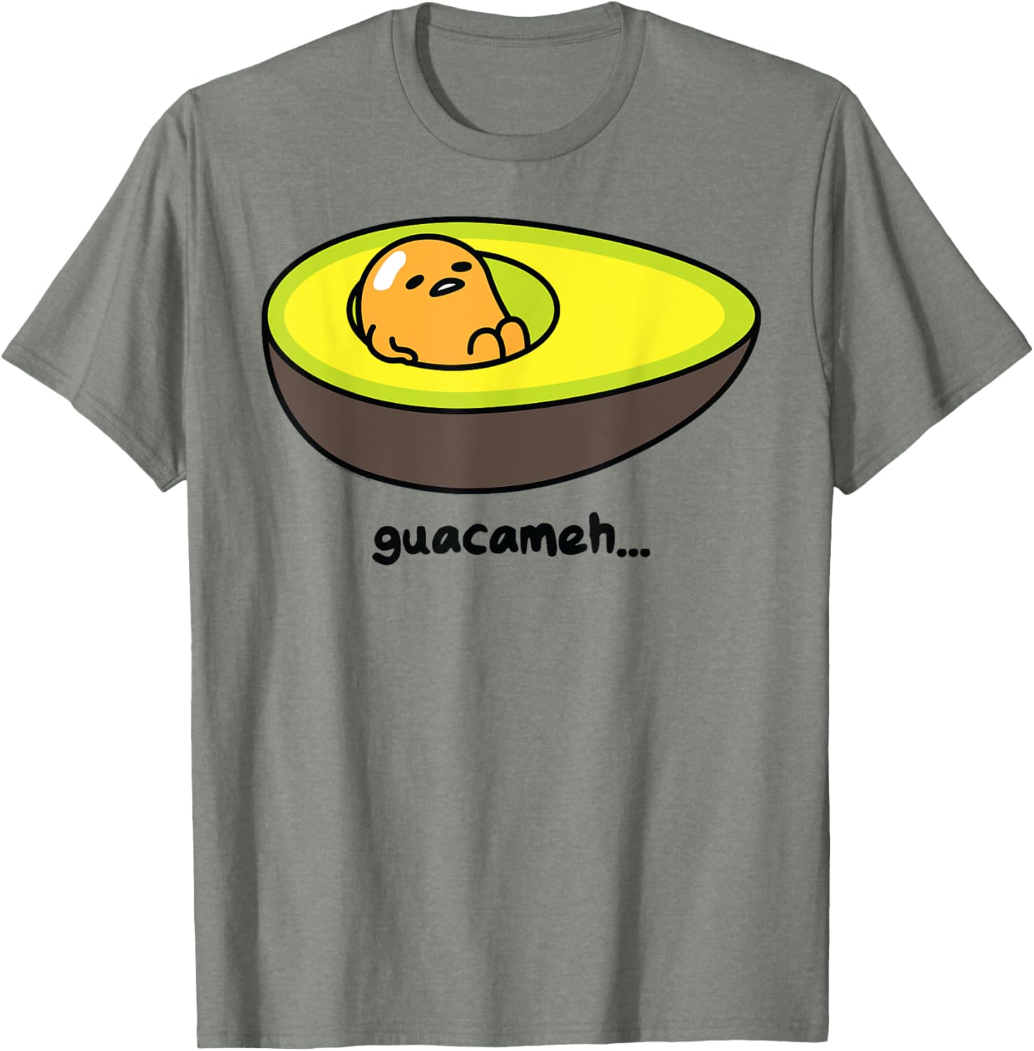 Gudetama Guacamole T-Shirt Cute Avocado Graphic Tee for Food Lovers - 1