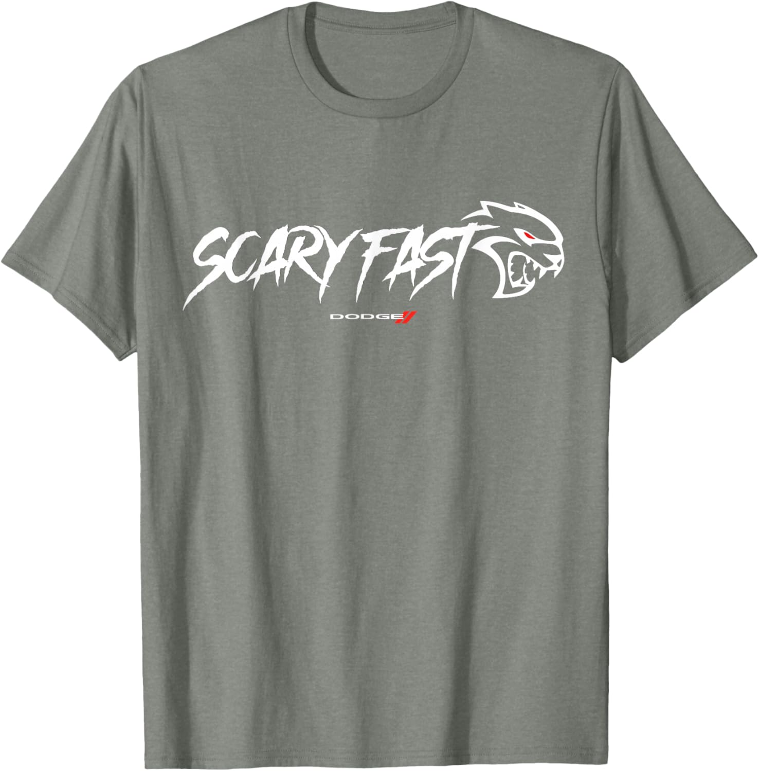 Dodge Hellcat Scary Fast T-Shirt for Car Lovers and Enthusiasts - 4