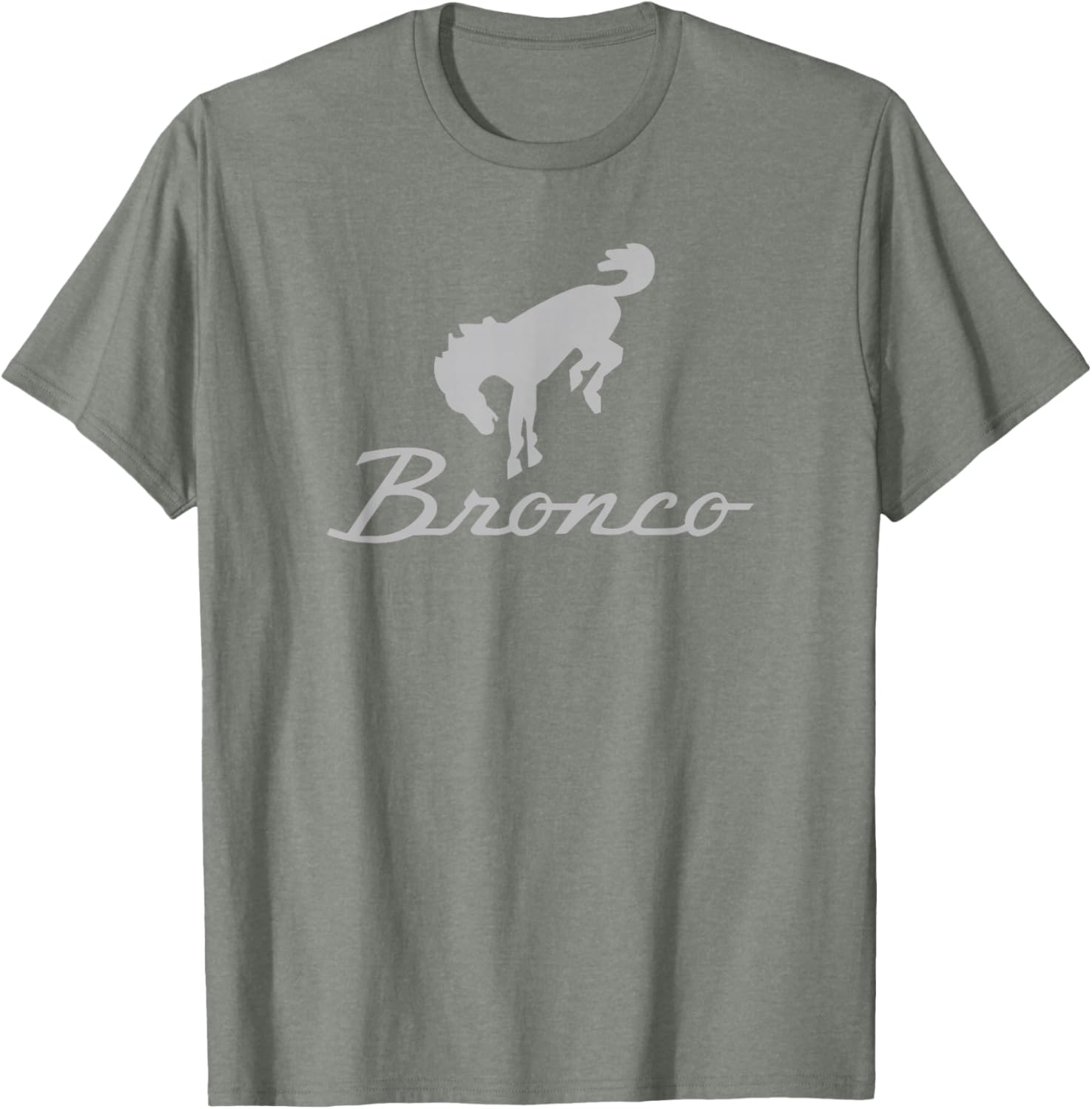 Ford Bronco Gray Logo T-Shirt for Stylish Outdoor Adventures - 12
