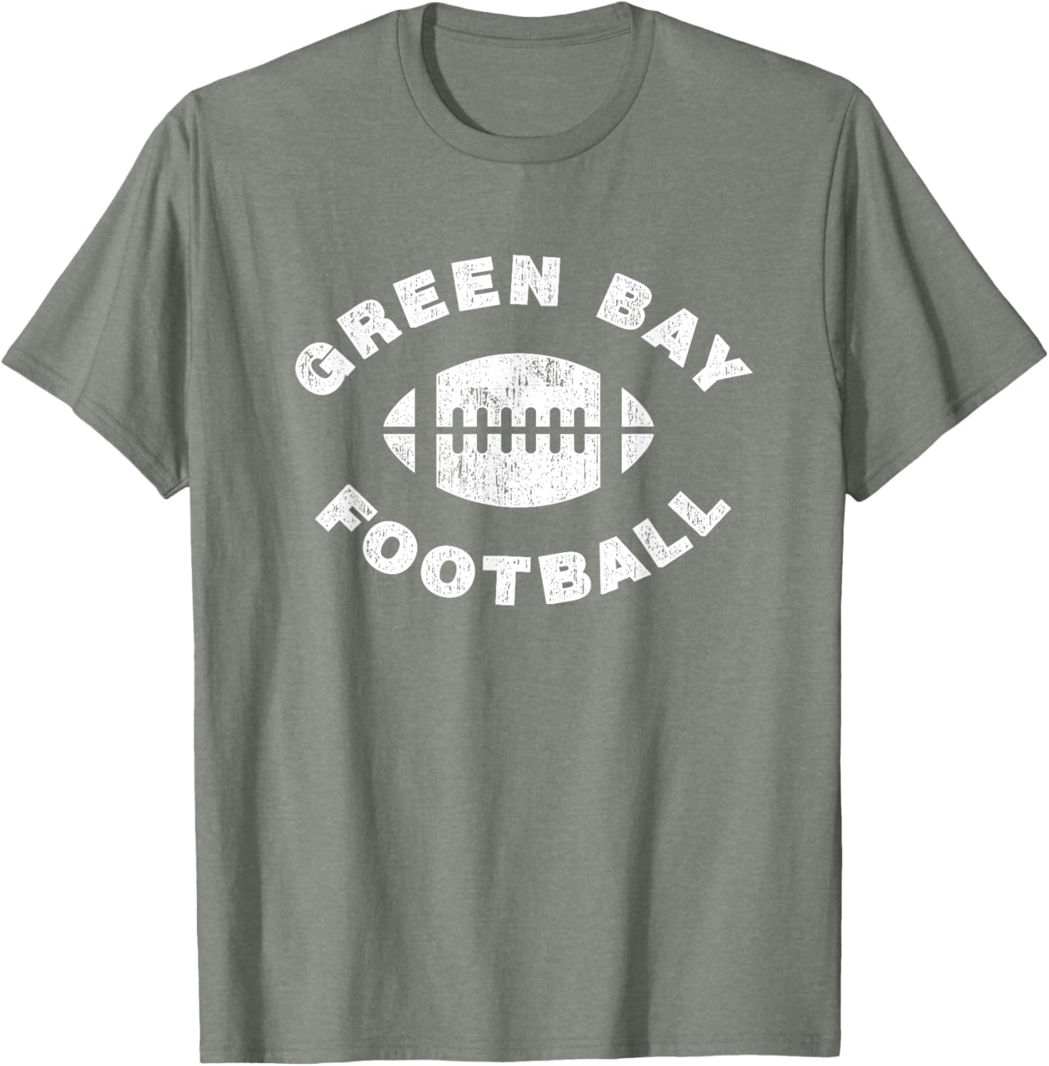 Green Bay Retro Vintage Distressed Football T-Shirt for Sports Fans - 19