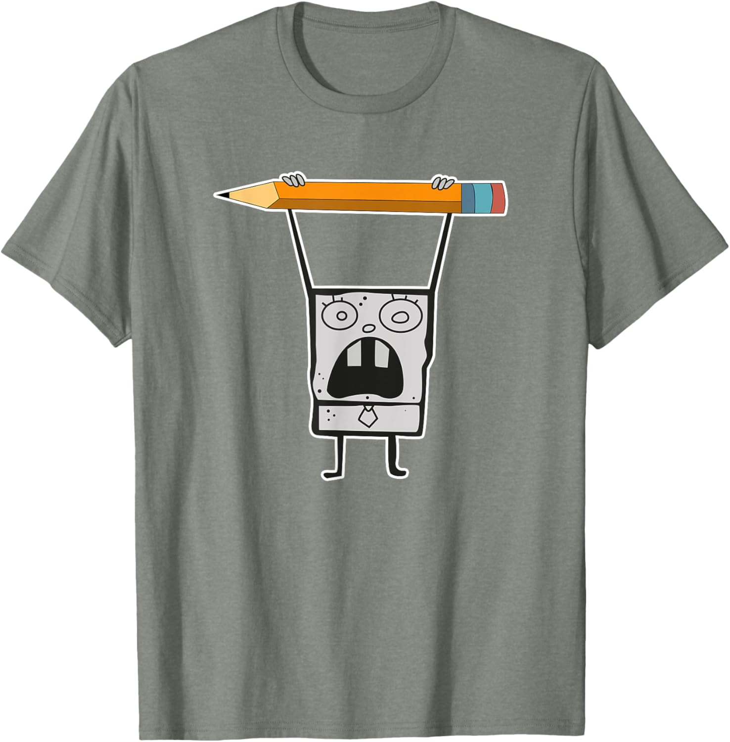 Mademark x SpongeBob SquarePants DoodleBob T-Shirt for Fun Fashion - 8