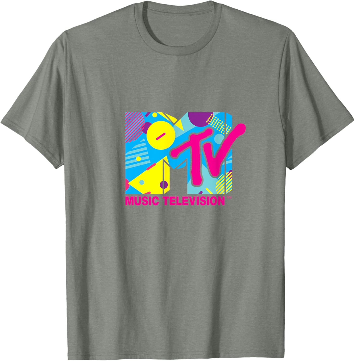 Mademark x MTV 1980s Spring Break Retro Logo T-Shirt Casual Wear - 20