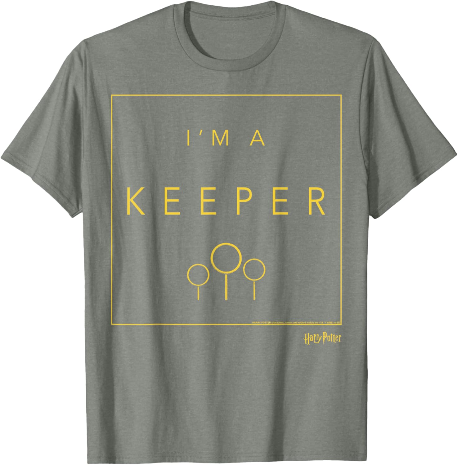 Harry Potter Quidditch I'm A Keeper T-Shirt for Fans and Players - 7