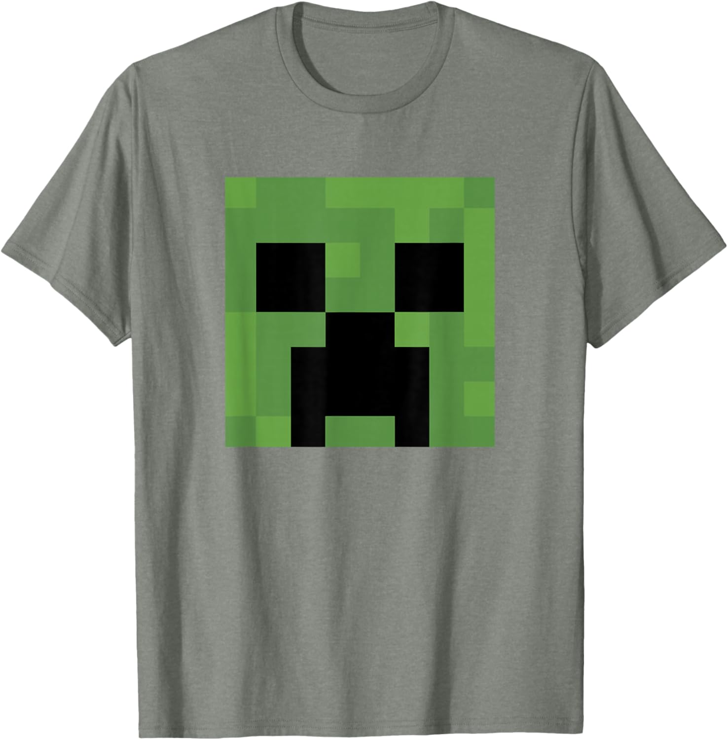 Minecraft Creeper Big Face T-Shirt for Gamers and Fans of All Ages - 13
