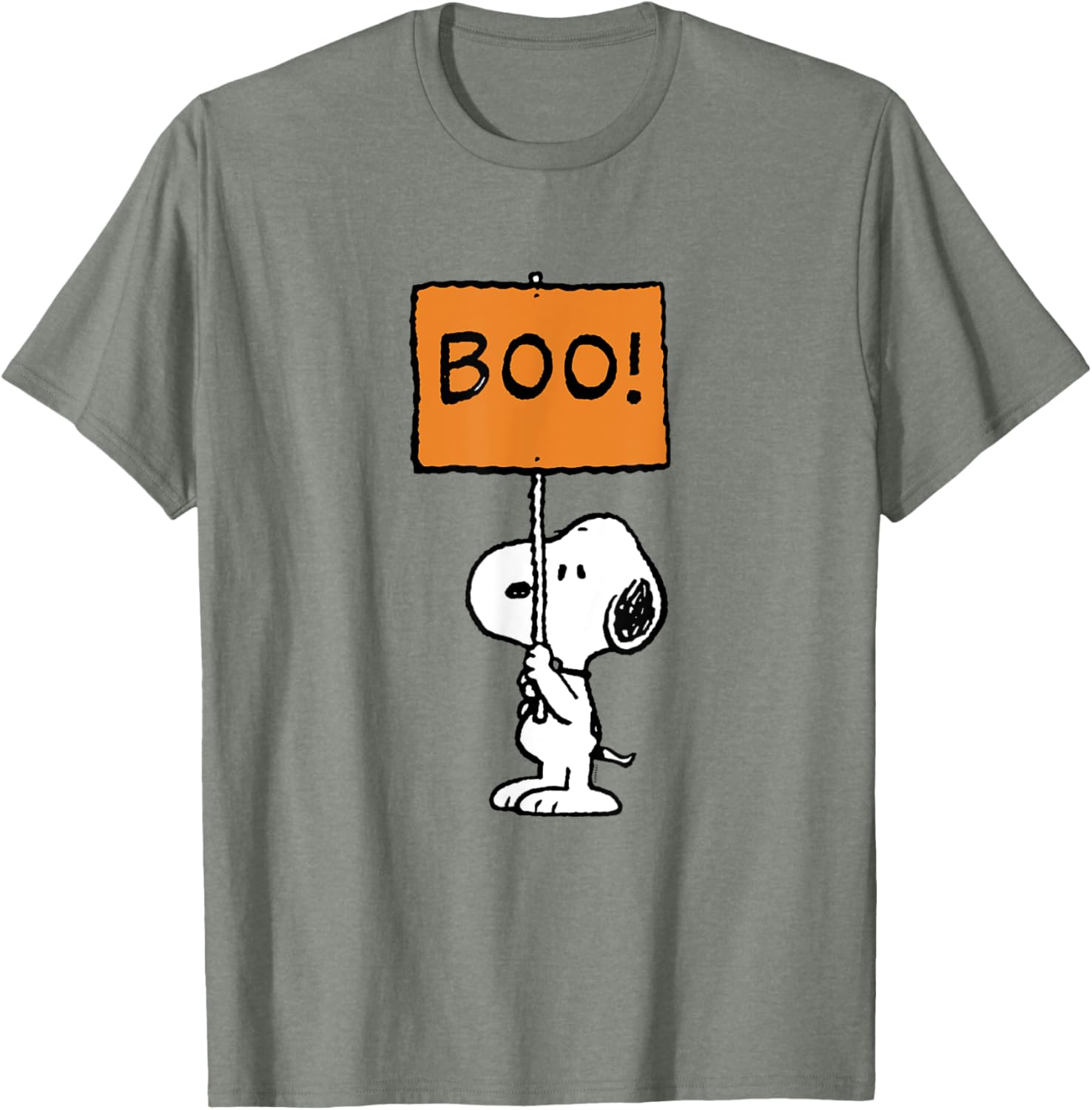 Peanuts Halloween Snoopy Boo T-Shirt Perfect for Fall Festivities - 5