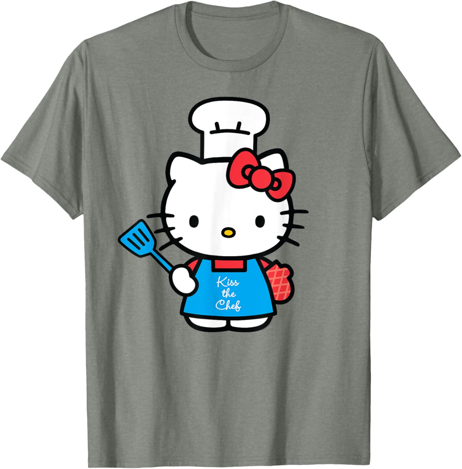 Hello Kitty Kiss the Chef T-Shirt Cute and Fun Cooking Apparel - 16