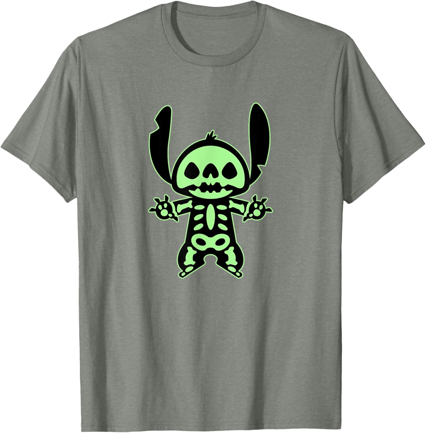 Halloween Neon Stitch T-Shirt for Fun Lilo & Stitch Fans - 4