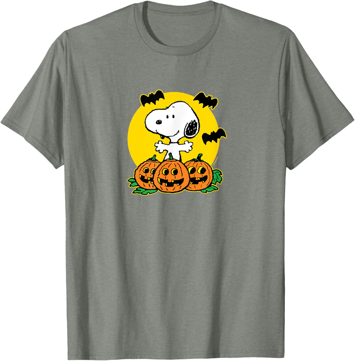 Snoopy Pumpkin Patch Halloween T-Shirt for Peanuts Fans - Fun Apparel - 15