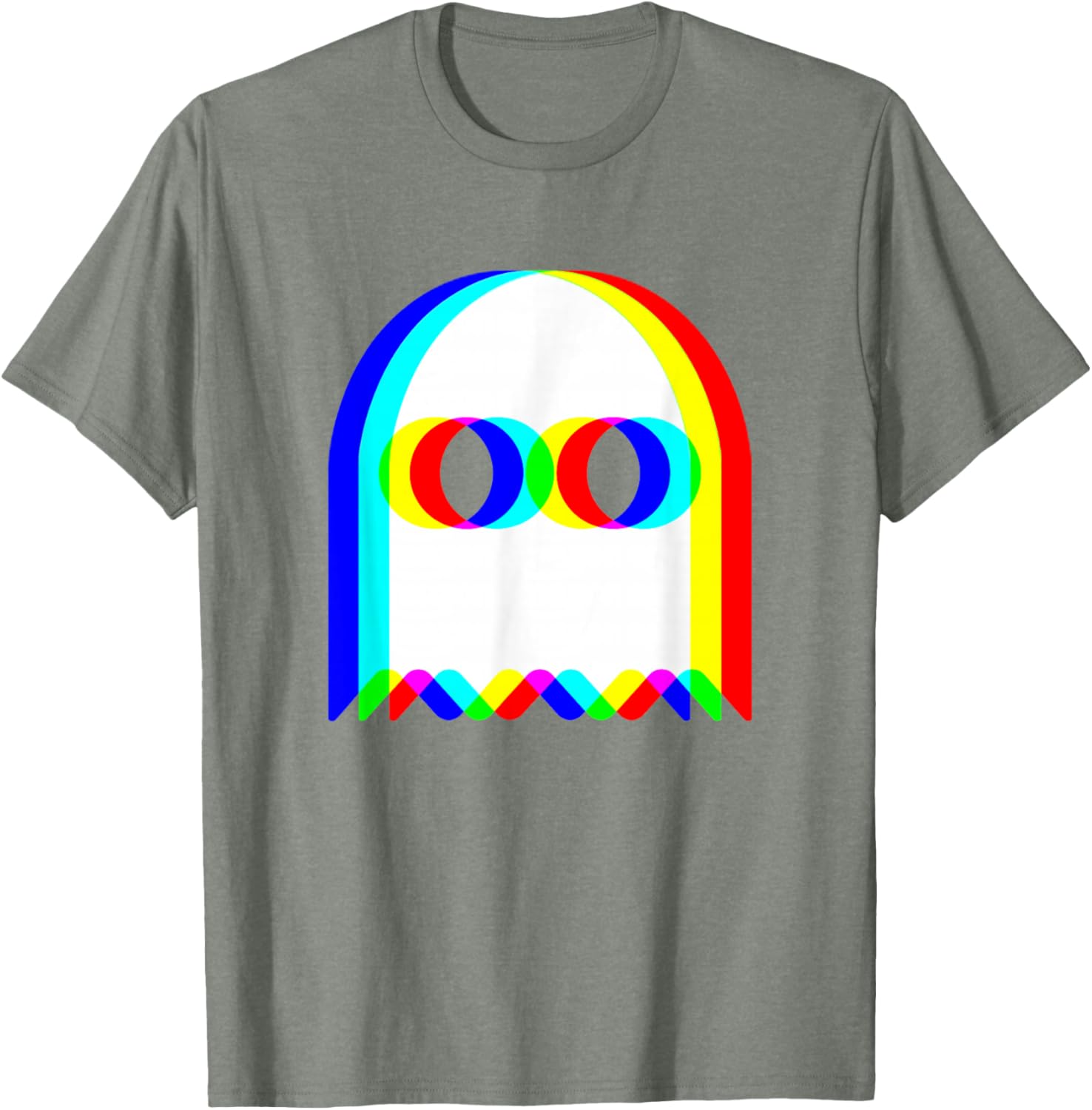 Funny Trippy Ghost Halloween T-Shirt for EDM Rave Party Fun - 4
