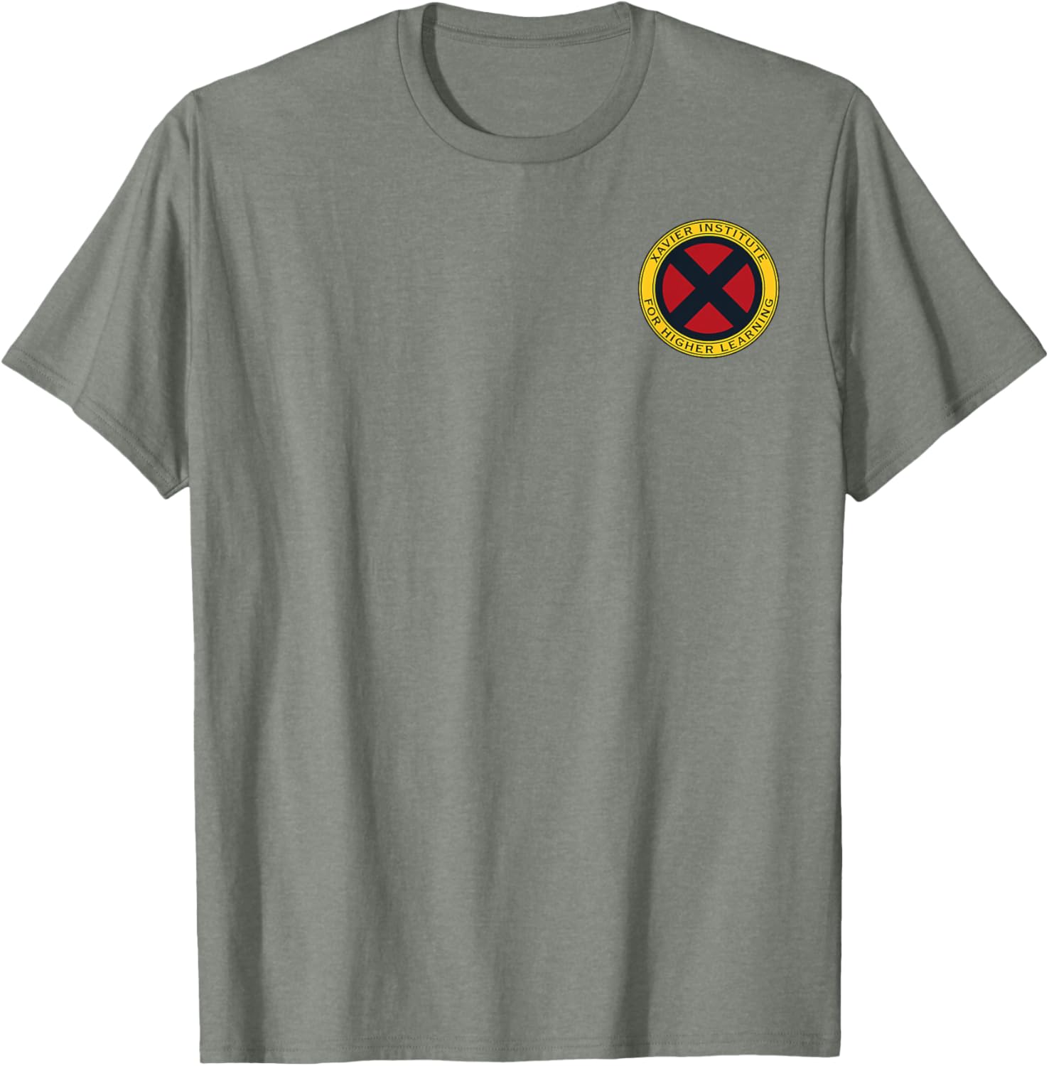 Marvel X-Men Xavier Institute Pocket T-Shirt Cool Graphic Tee for Fans - 2