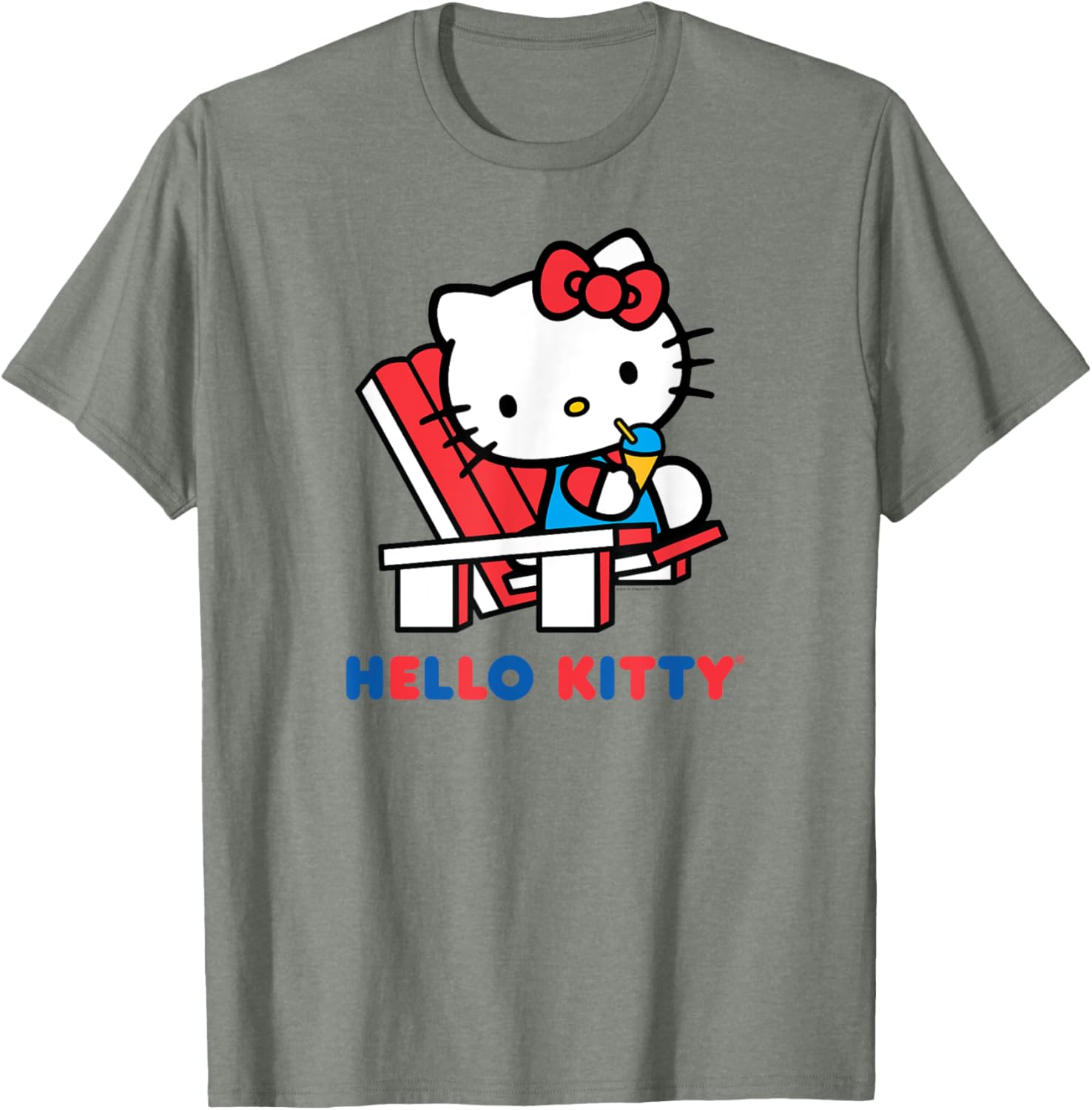 Hello Kitty Snow Cone Summer T-Shirt for Men, Women, Girls, and Kids - 10