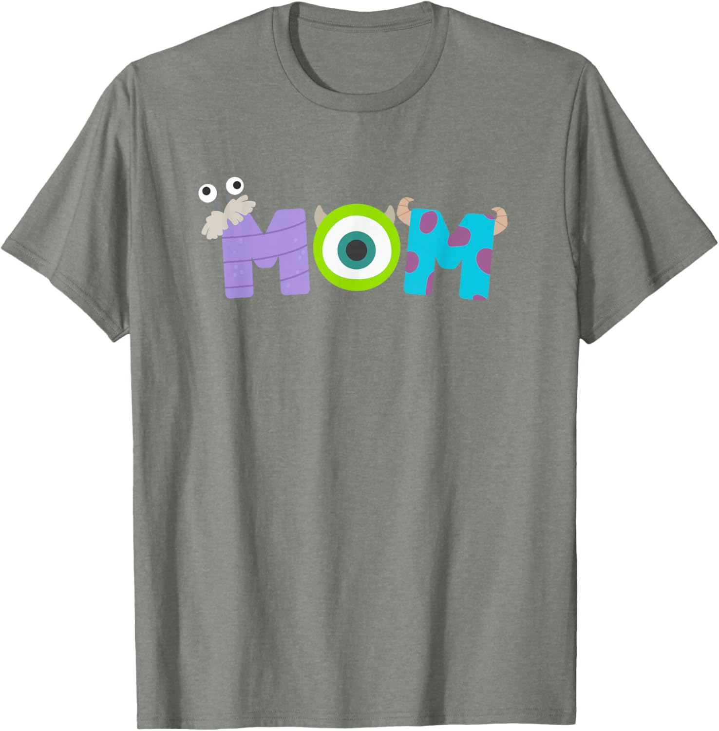 Monsters Inc Mom T-Shirt for Mother's Day Birthday Gift Clothing - 15