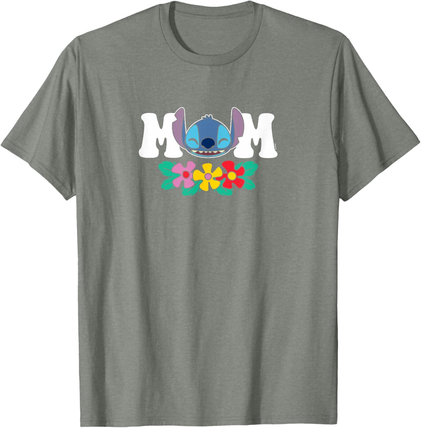 Lilo & Stitch Mom Floral T-Shirt for Stylish Moms - Cute Floral Design - 2