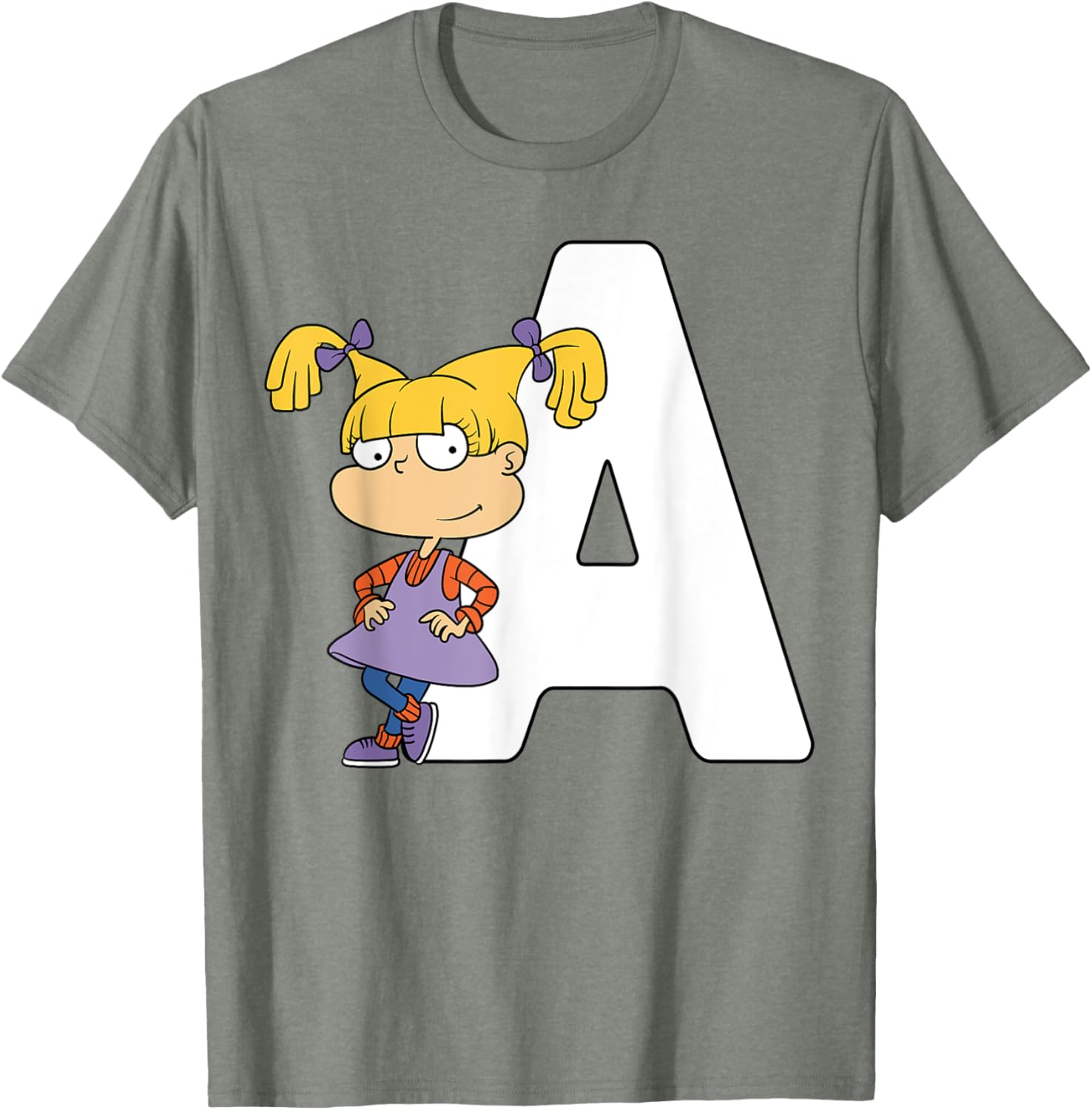 Mademark x Rugrats Angelica Pickles The Girl with an A T-Shirt for Fans - 2
