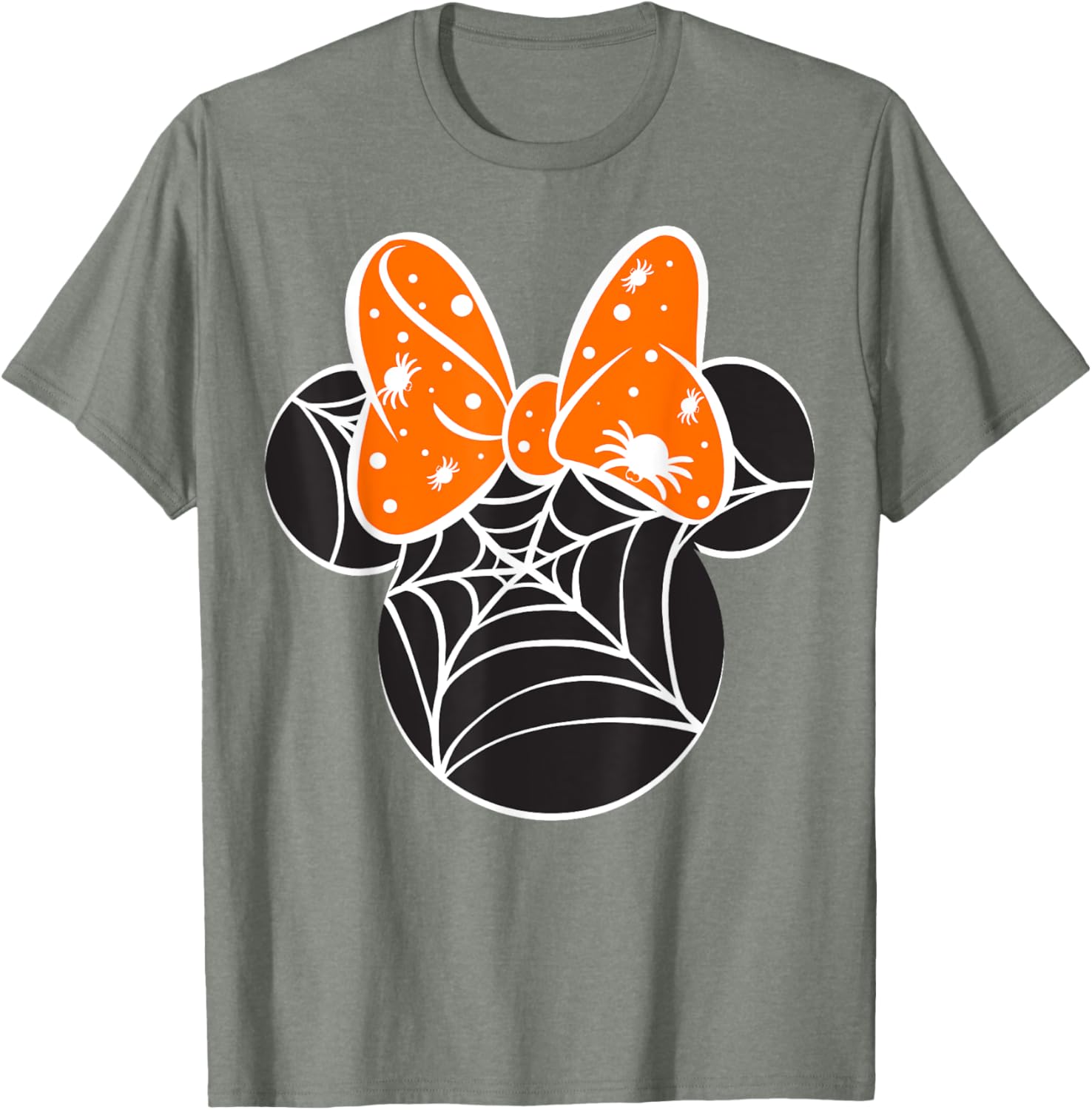 Disney Mickey and Friends Halloween Minnie Spider Web Logo T-Shirt - 8