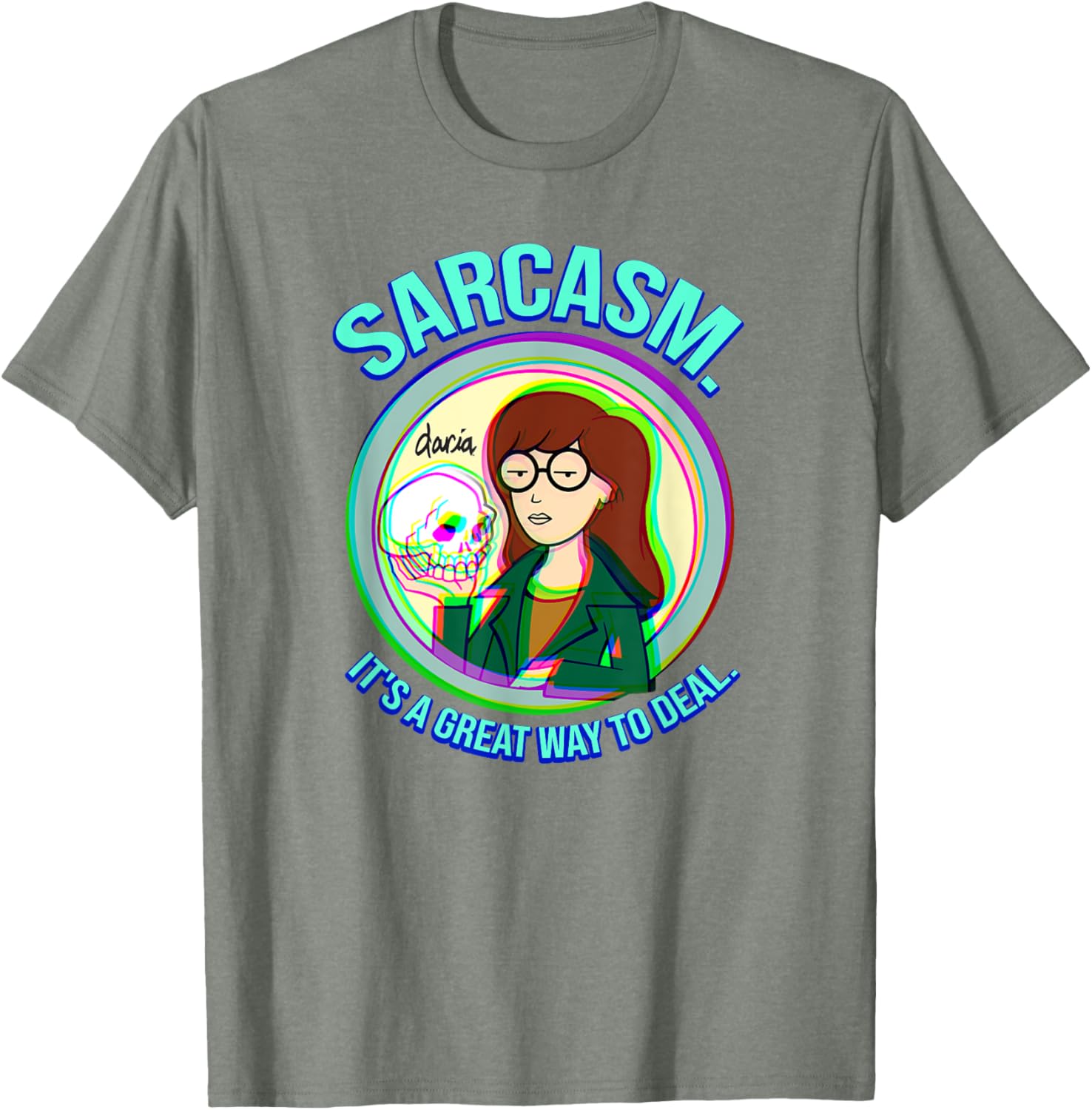 Mademark x Daria Sarcasm Graphic Tee for Casual Style and Humor - 13