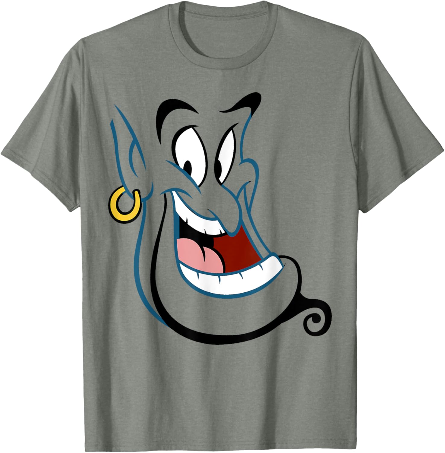 Disney Aladdin Genie Big Face Costume T-Shirt for Fun Magic Adventures - 2