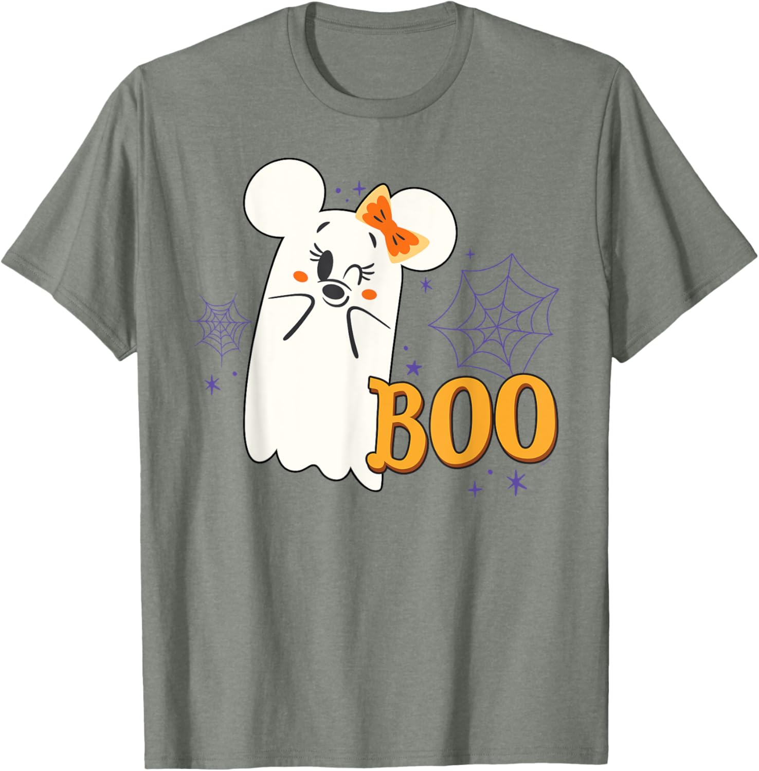 Adorable Disney Minnie Mouse Ghost Halloween T-Shirt for Kids - 21