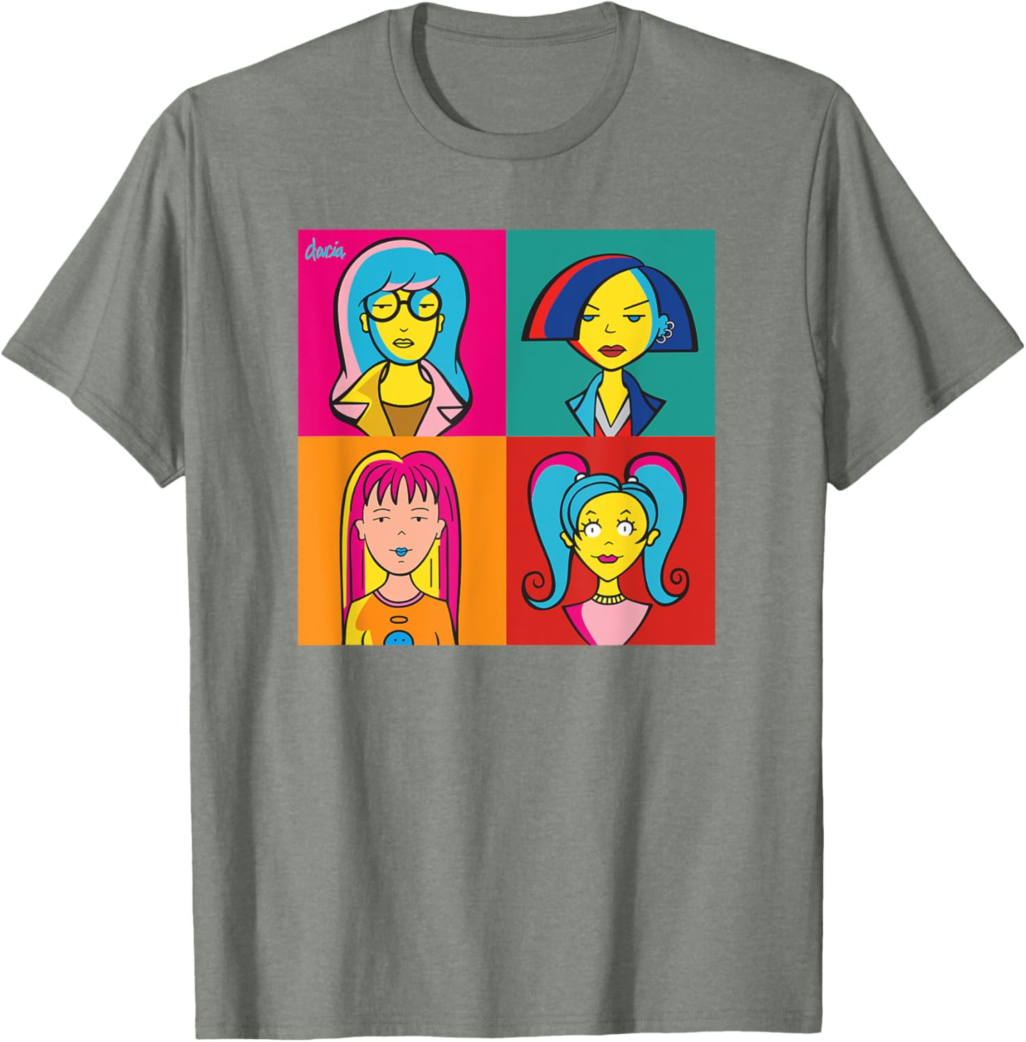 Mademark x Daria Ladies Pop Art T-Shirt - Fun Fashion for Every Occasion - 20