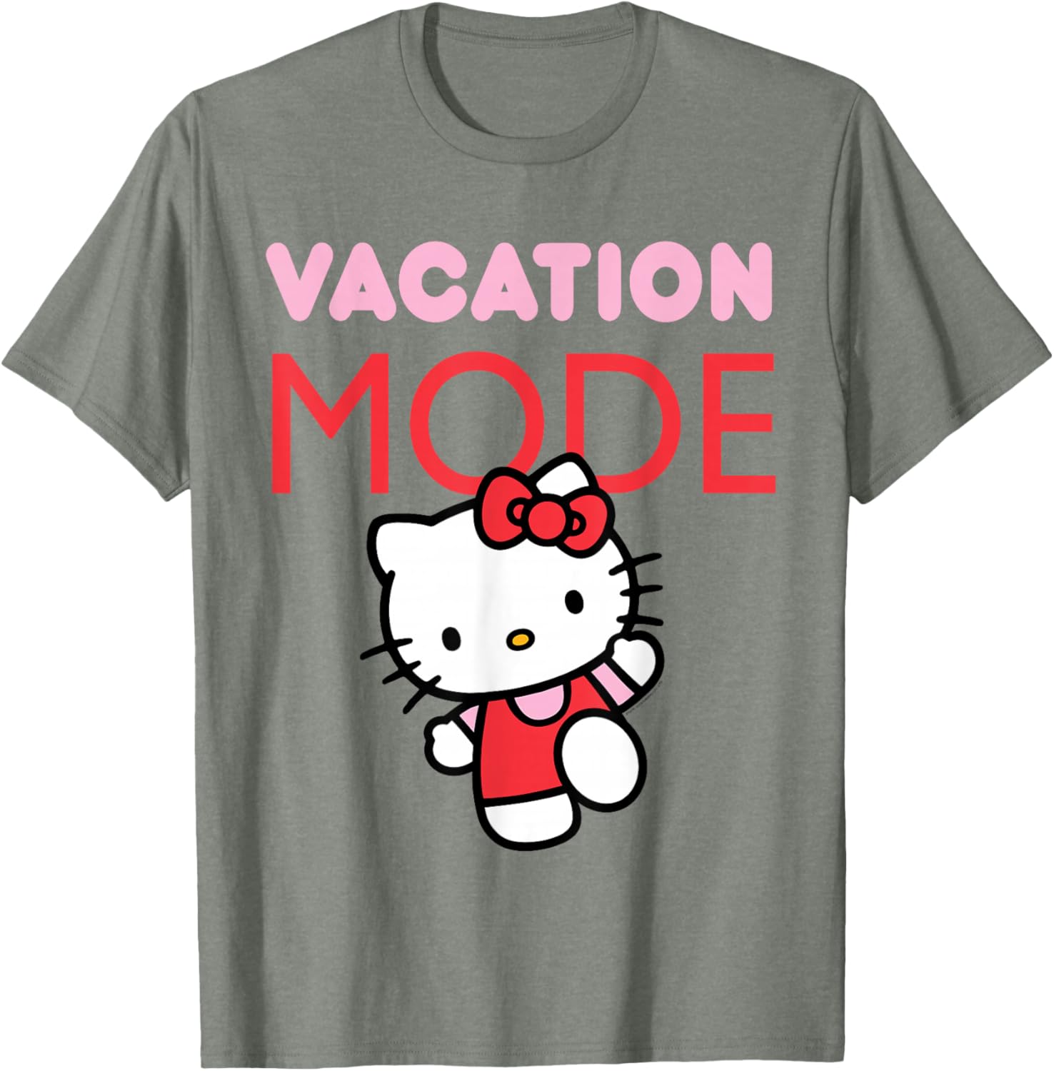 Hello Kitty Vacation Mode T-Shirt for Fun Summer Adventures - 3