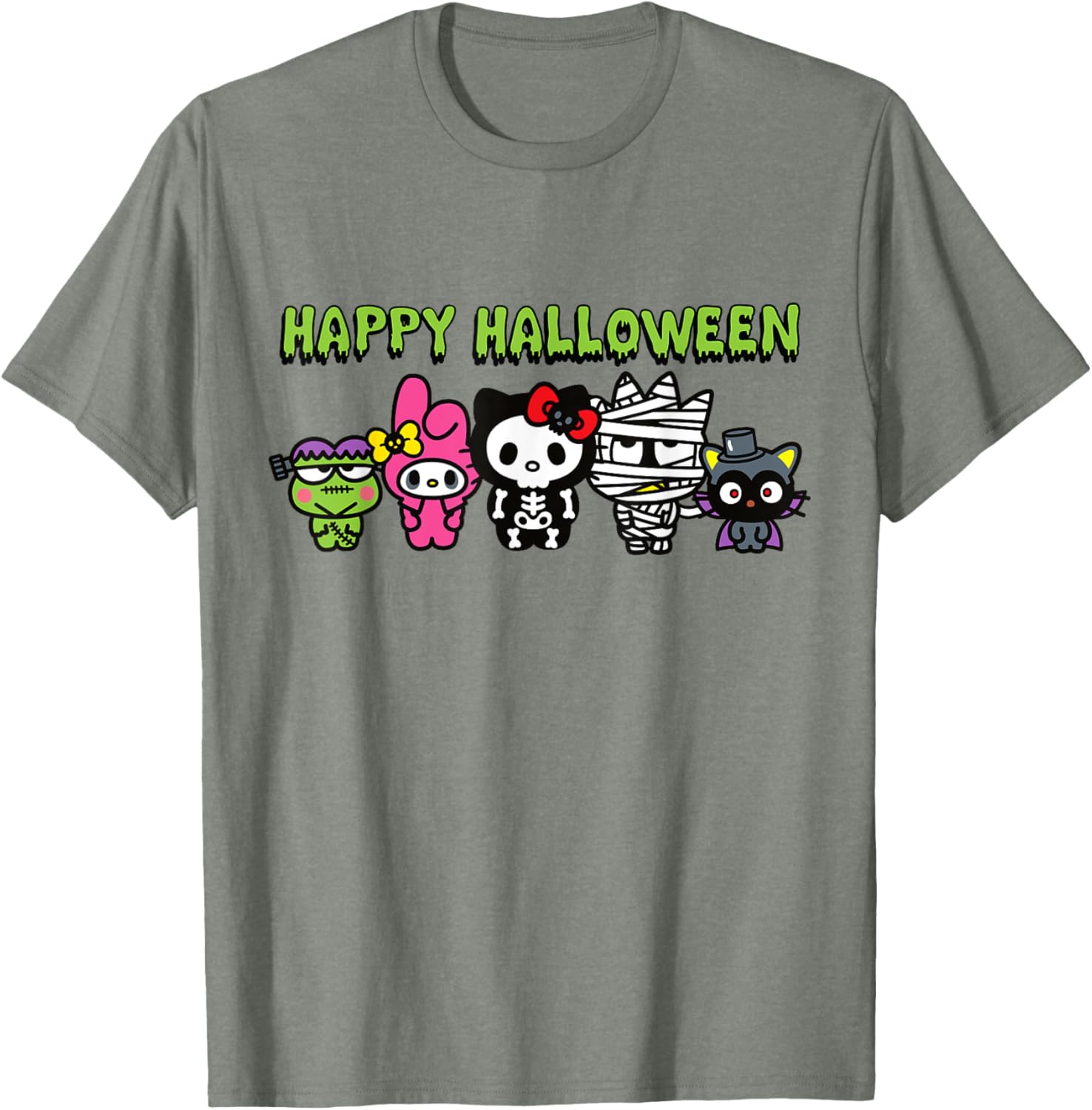 Adorable Hello Kitty Halloween T-Shirt for Kids and Adults - 11