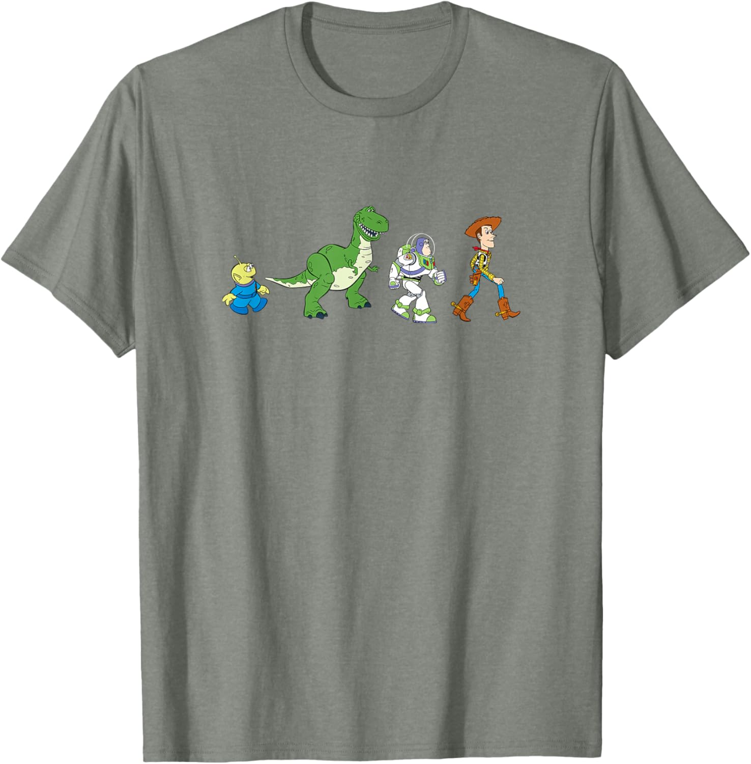 Disney Pixar Toy Story Toy Crossing Characters T-Shirt for Fans - 1
