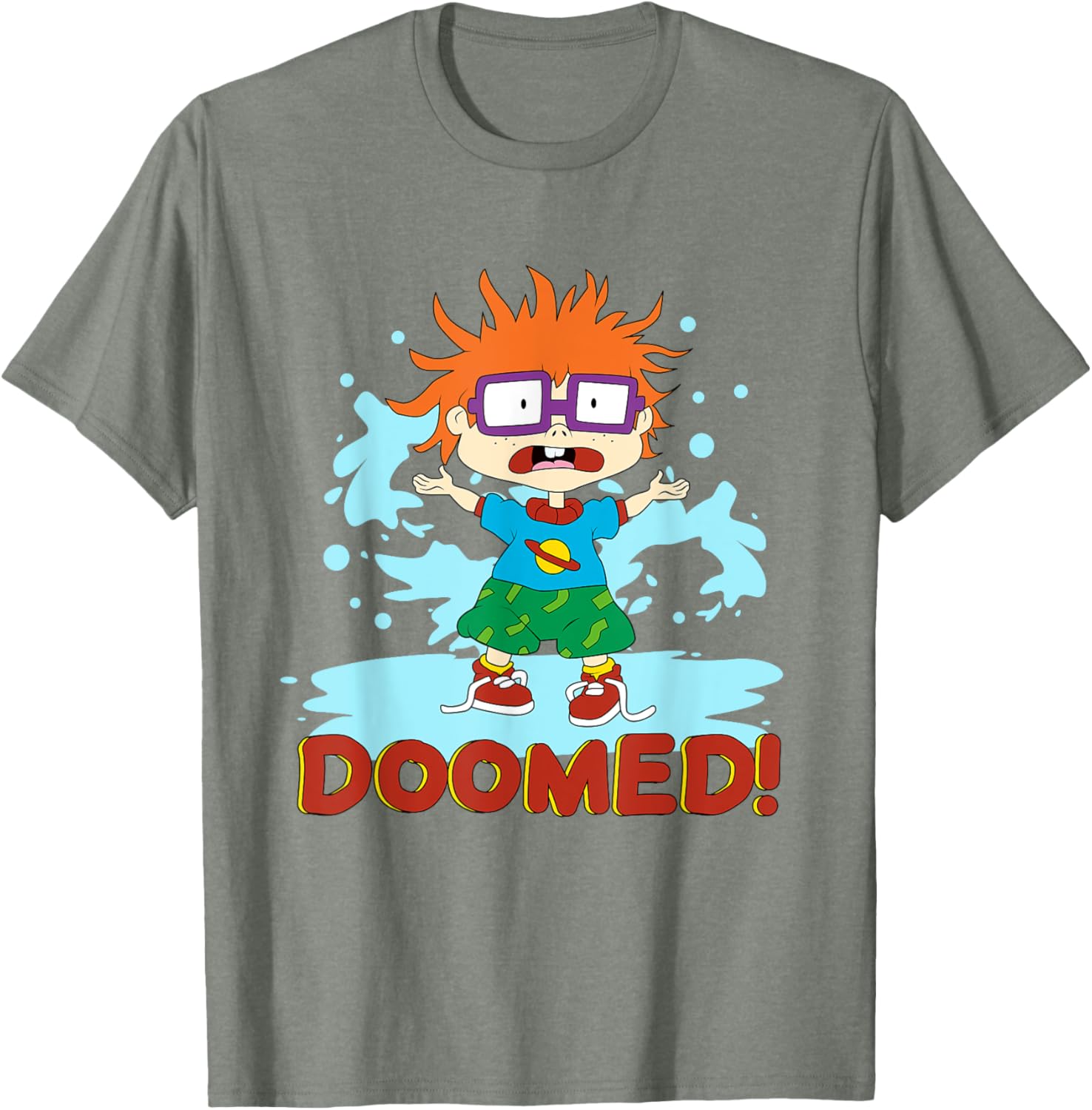 Mademark Rugrats Chuckie T-Shirt for Kids - Fun Cartoon Apparel - 4