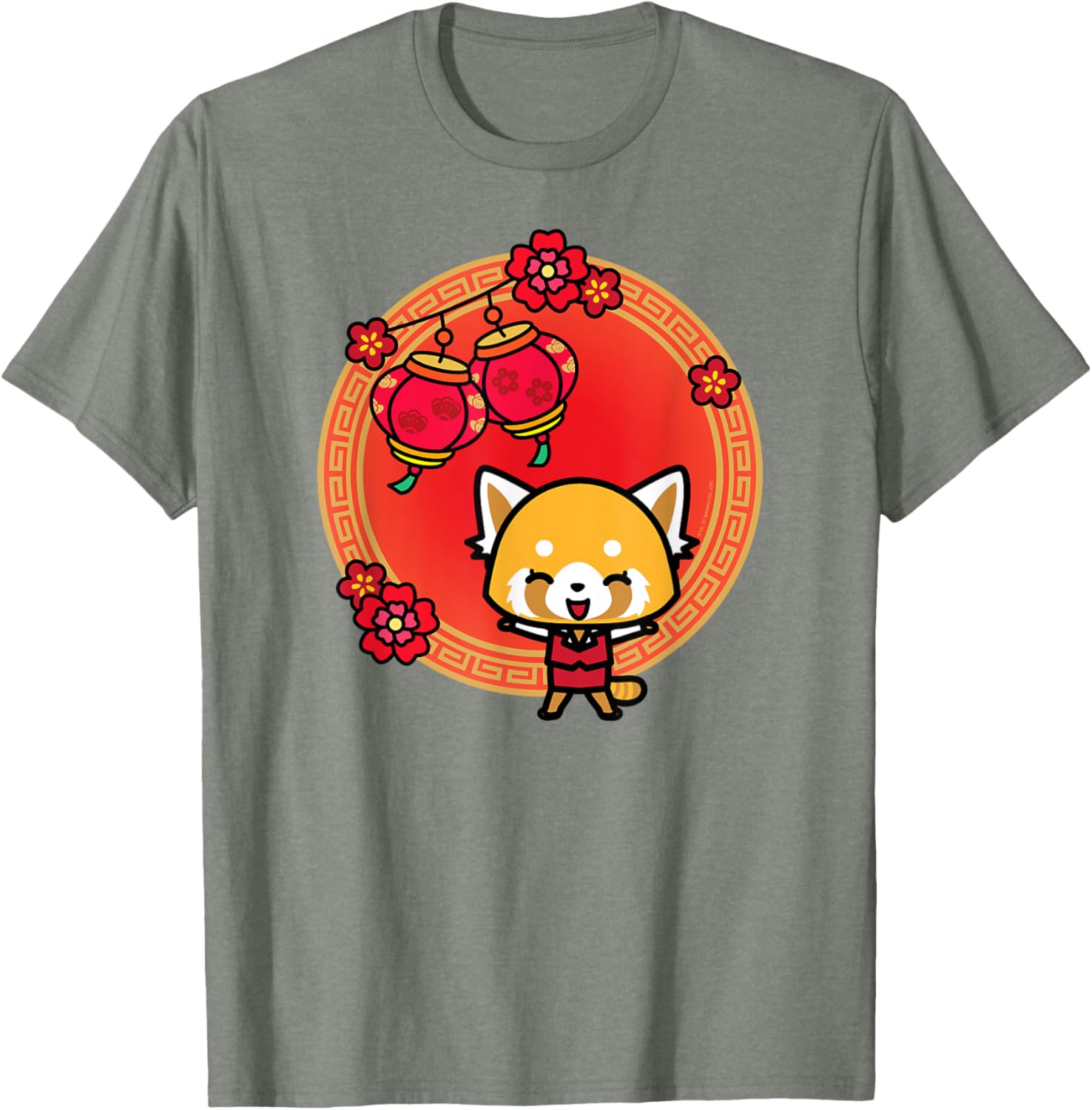 Aggretsuko Lunar New Year T-Shirt Fun Festive Design for Fans - 17