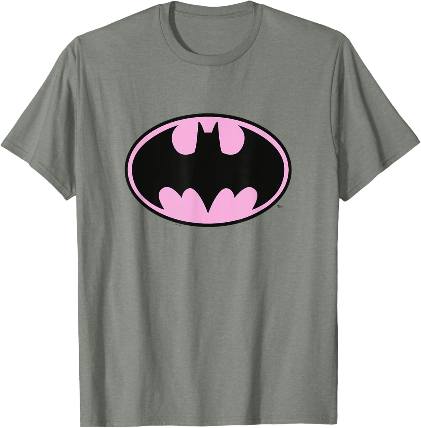 Batman Bat-Symbol T-Shirt with Pink Background - Stylish Graphic Tee - 8