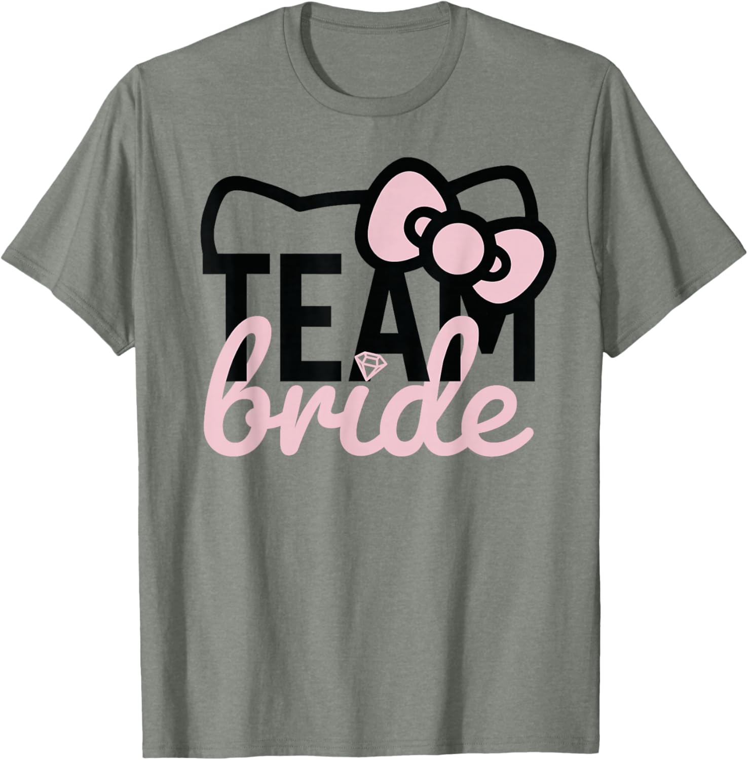 Hello Kitty Team Bride Bridesmaid T-Shirt for Fun Bridal Parties - 10