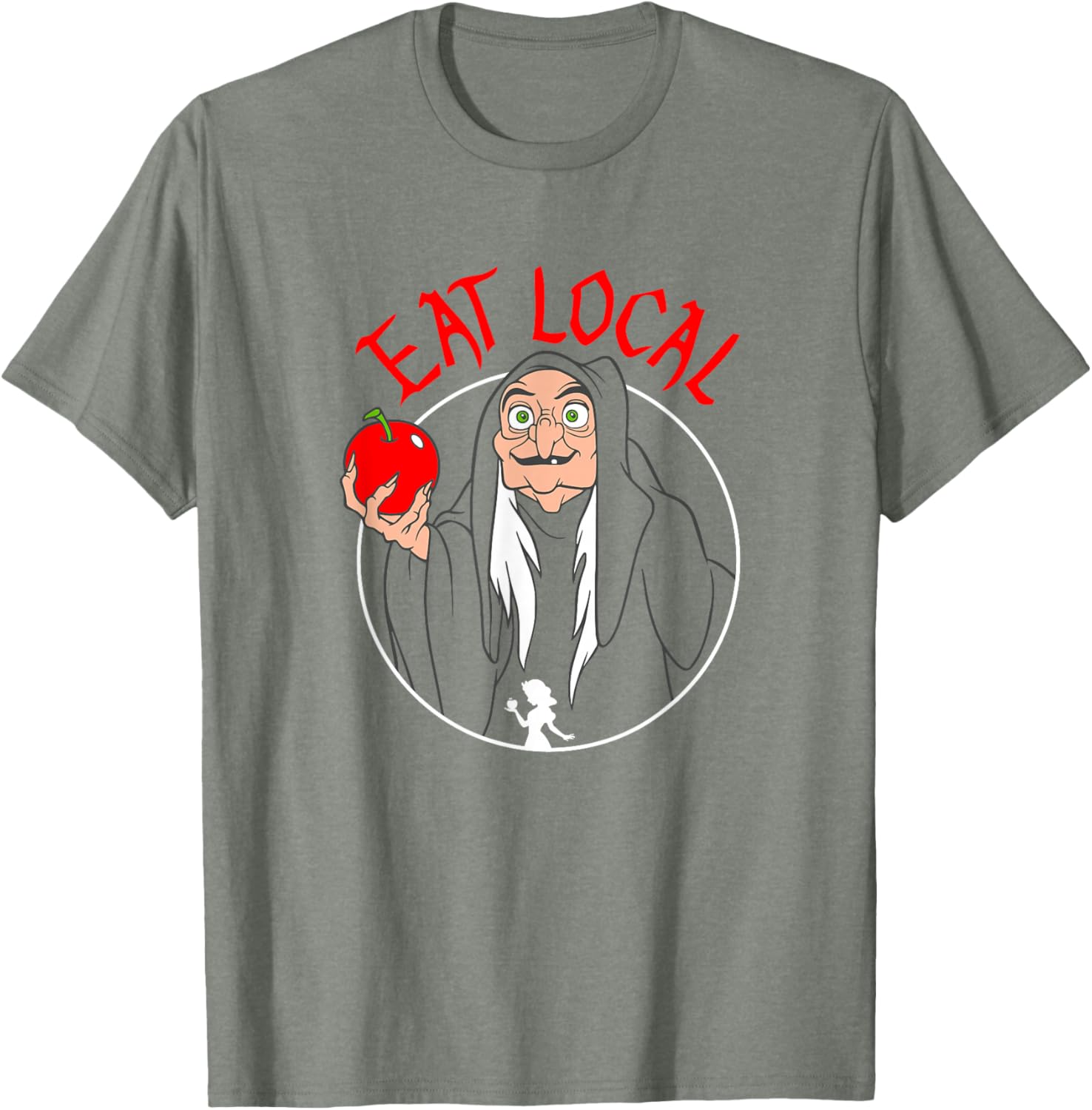 Disney Snow White Evil Queen Apple T-Shirt for Fans of Fairy Tales - 12