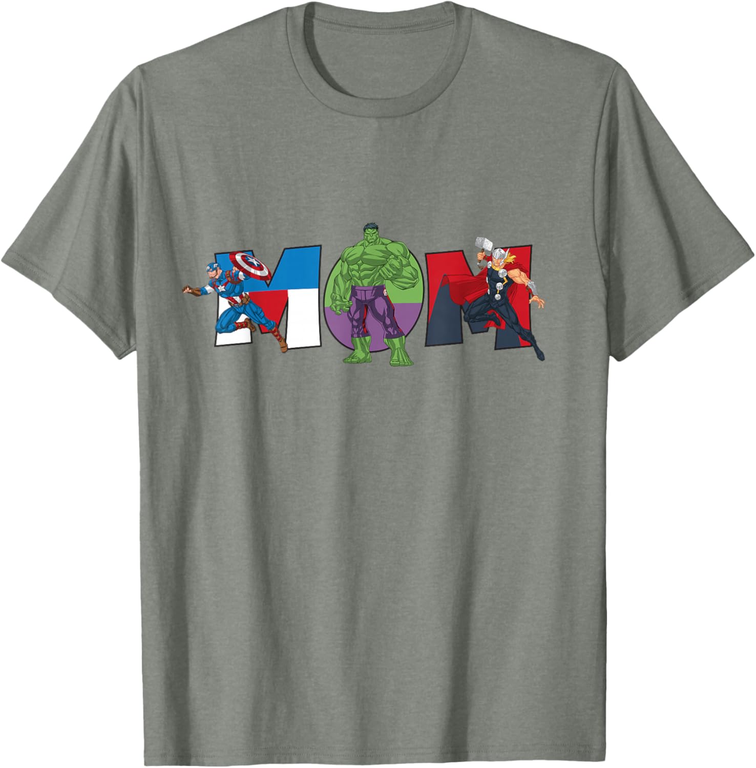 Marvel Avengers Team Mom T-Shirt for Mother's Day Family Trips and Birthdays - 28