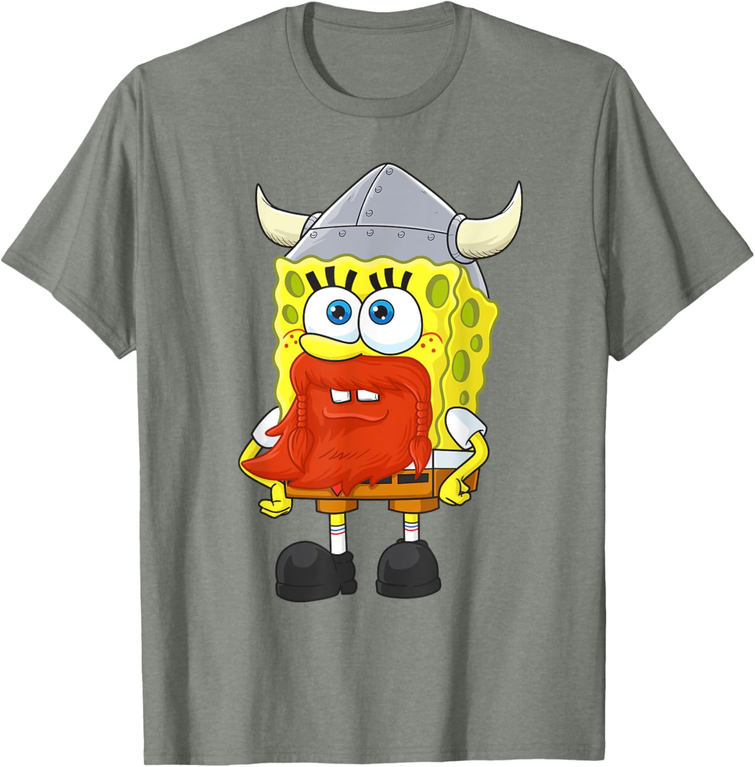 Mademark SpongeBob Happy Leif Erikson Day T-Shirt for Fun Celebrations - 21