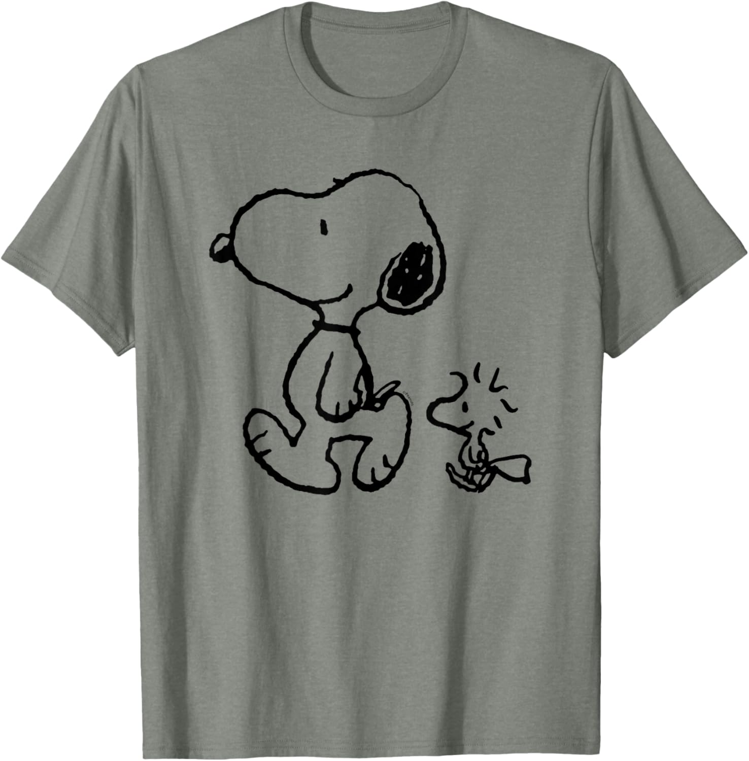 Snoopy Woodstock Walk T-Shirt Fun Peanuts Graphic Tee for Fans - 10