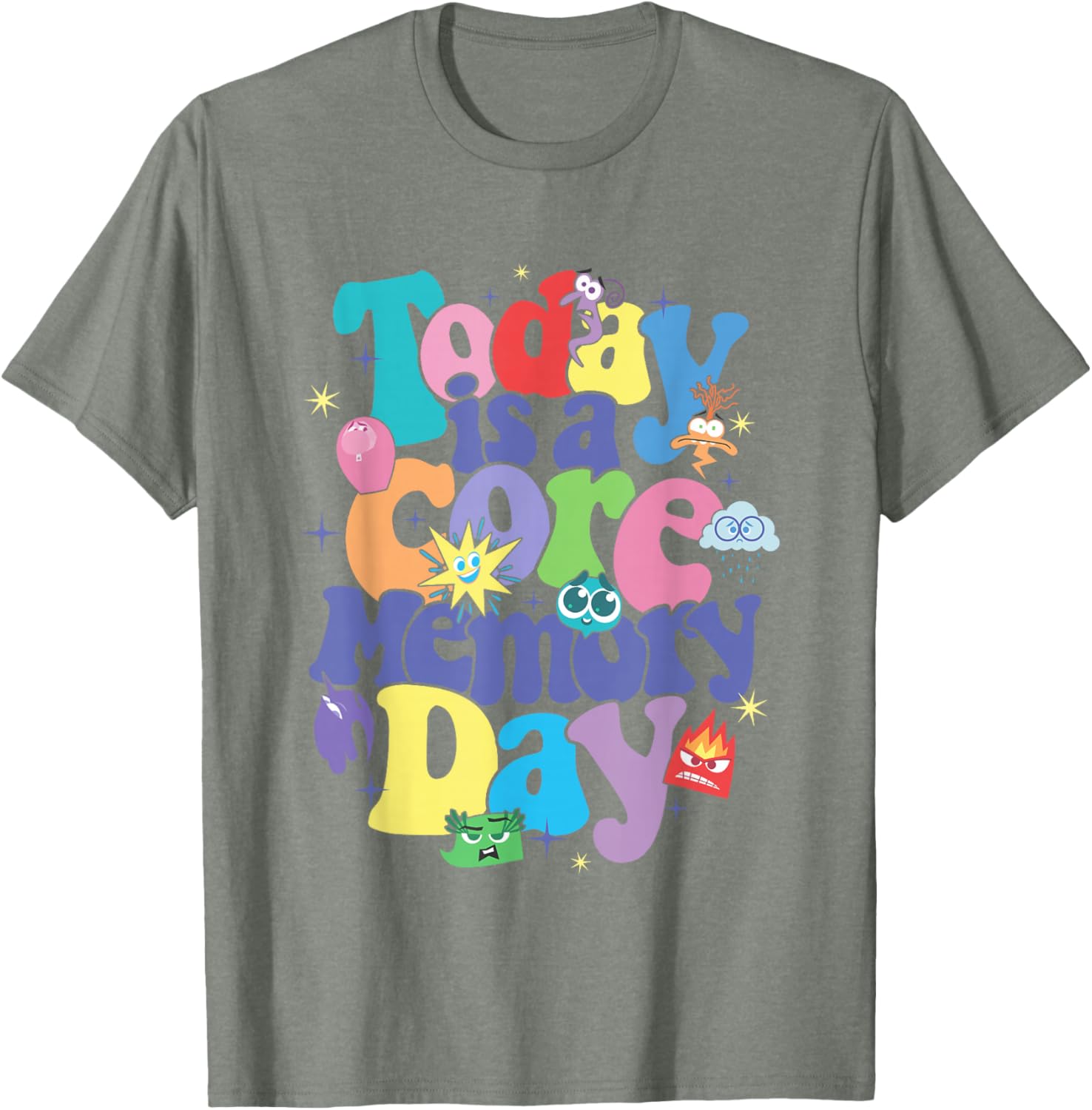 Disney Pixar Inside Out 2 Core Memory Day T-Shirt for All Ages - 7