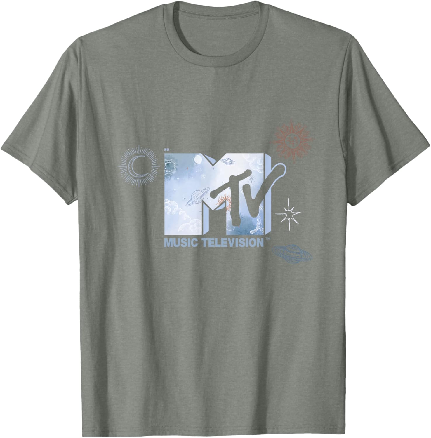 Mademark x MTV Official 1981 Hand Painted Sky T-Shirt for Music Lovers - 8