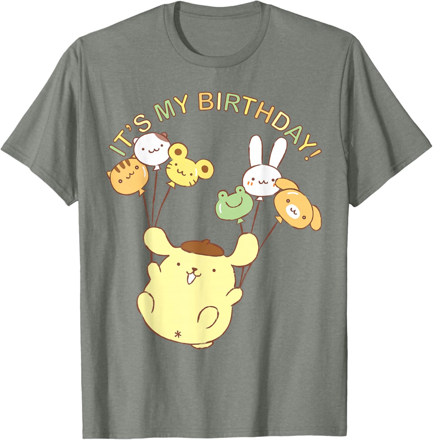 Pompompurin It's My Birthday T-Shirt Cute Design for Celebrations - 20