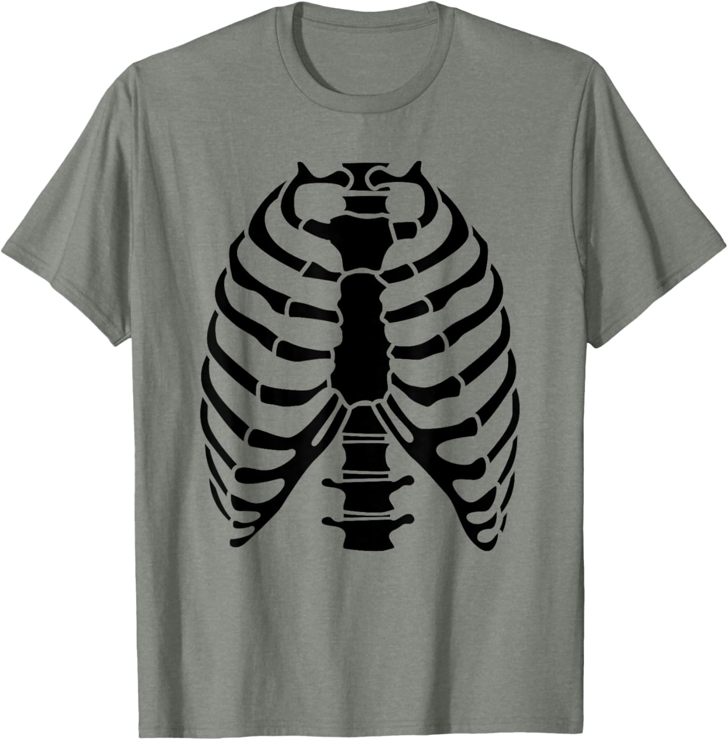 Skeleton Rib Cage Halloween Costume T-Shirt for Fun Celebrations - 13