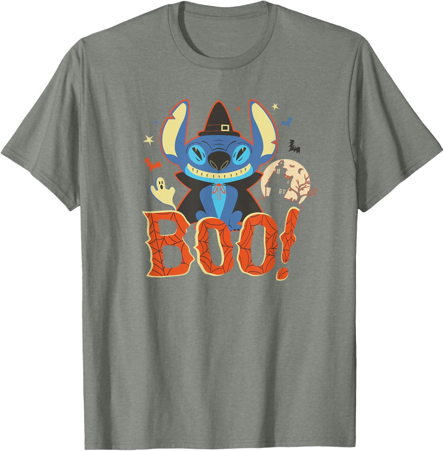 Disney Lilo and Stitch Halloween Boo T-Shirt for Fun Costume Celebrations - 6