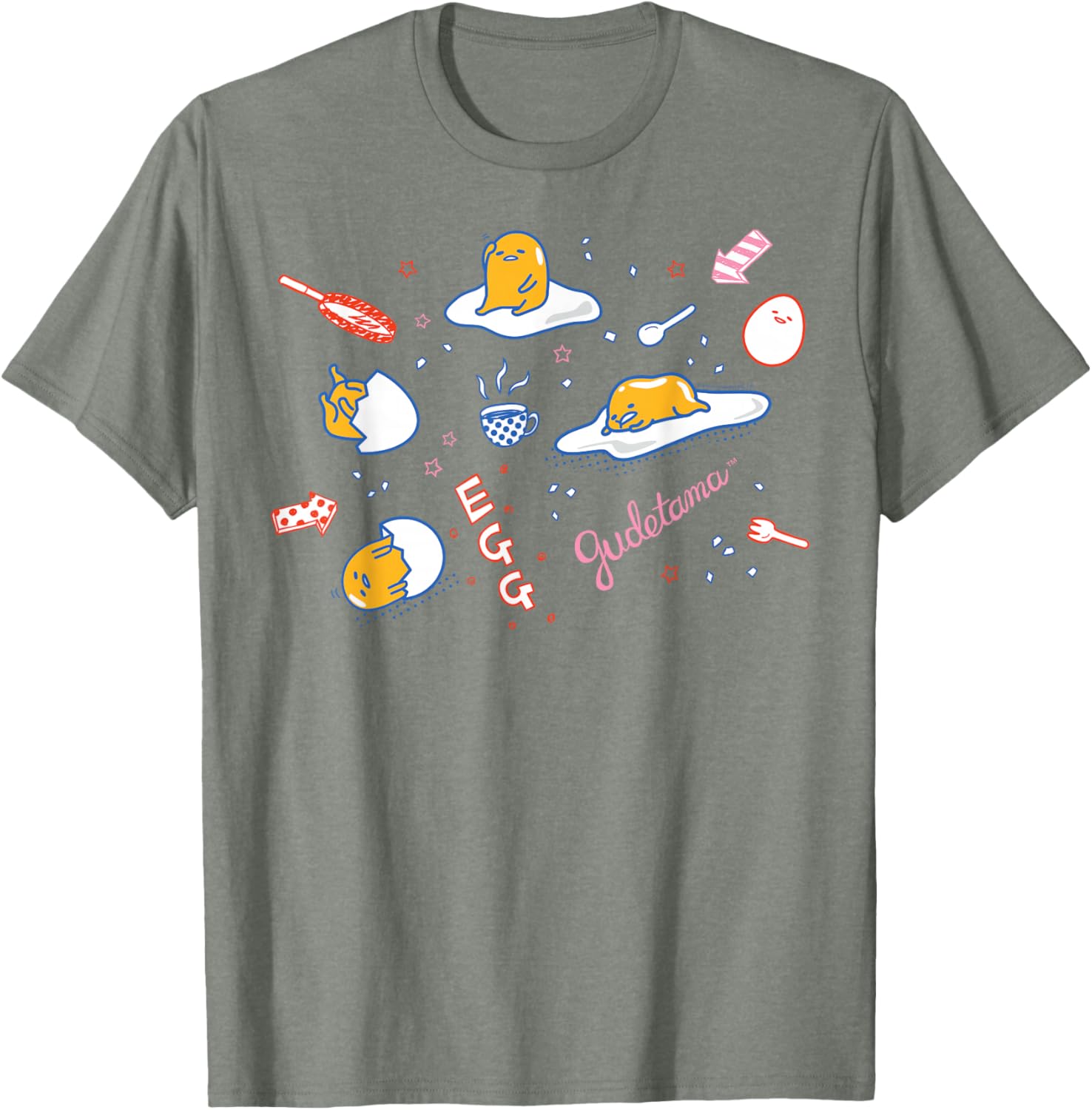 Gudetama Doodle T-Shirt Cute & Comfy for Fans of Lazy Egg Design - 10