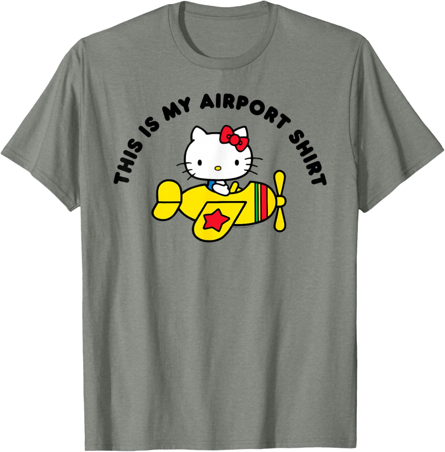 Hello Kitty Airport Tee Shirt Cute Graphic Top for Fans and Travel Lovers - 21